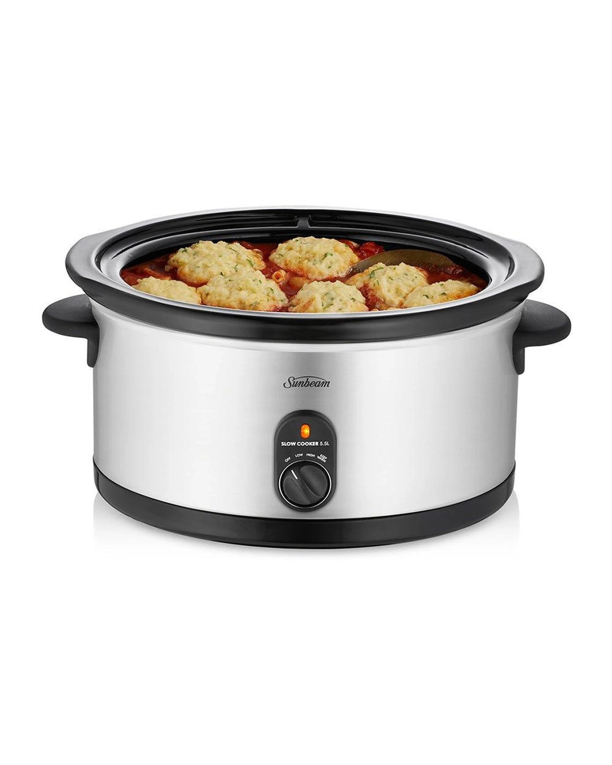 4 Sunbeam Slow Cooker - Silver, 4 of 10