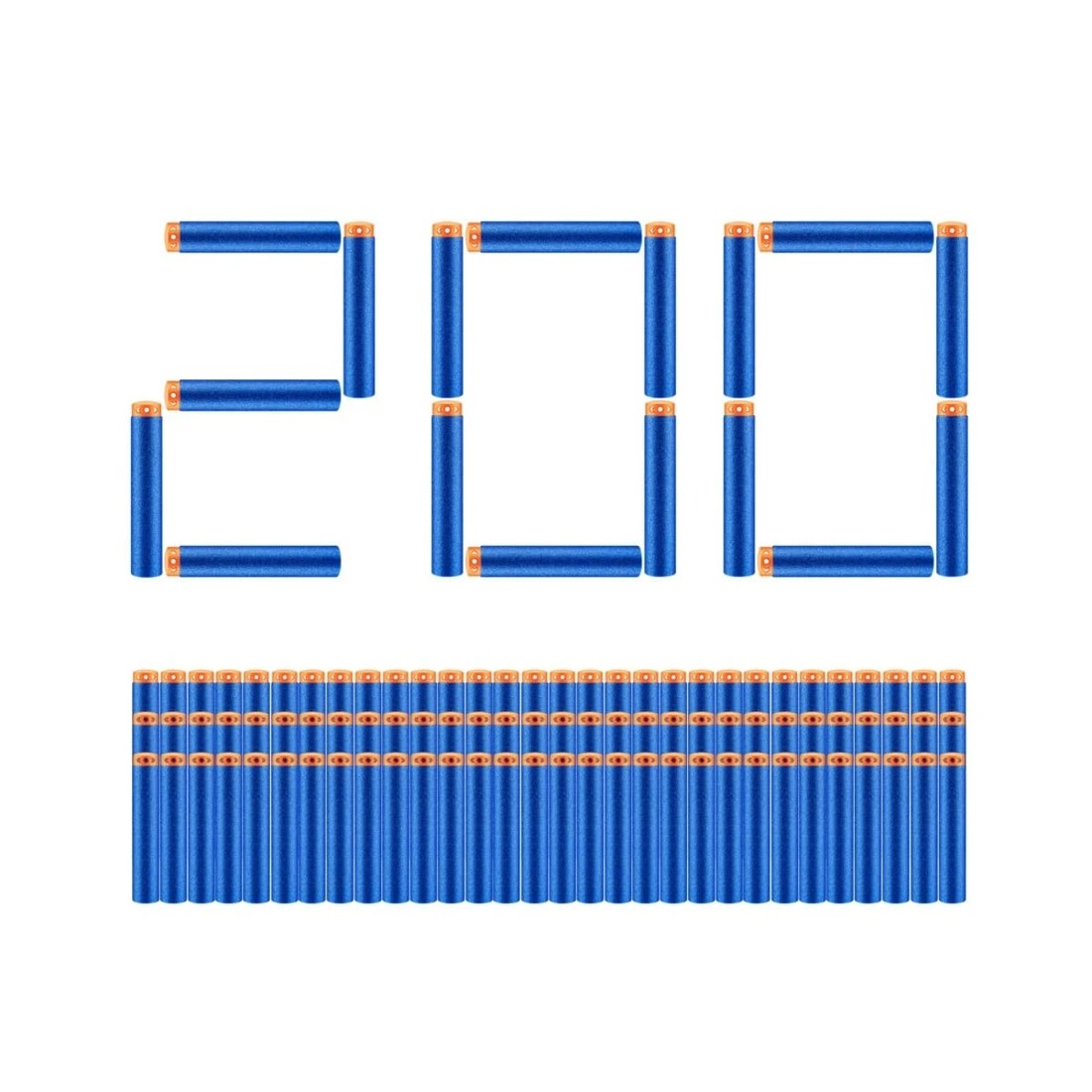 5 200 Piece Zuru X-Shot Insanity Darts Refill Pack, 5 of 8