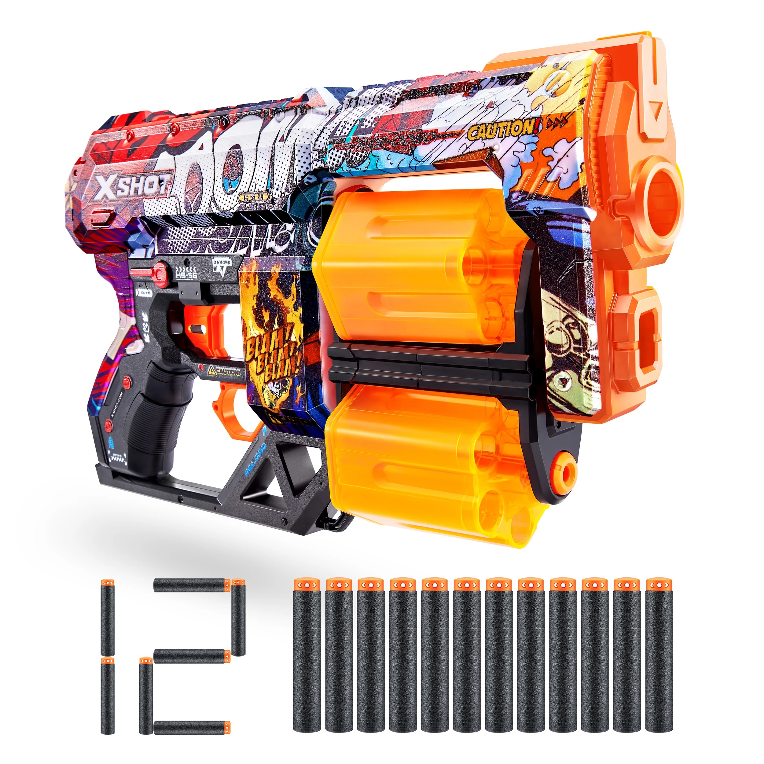3 Zuru X-Shot Skins Dread Dart Blaster - Boom, 3 of 9