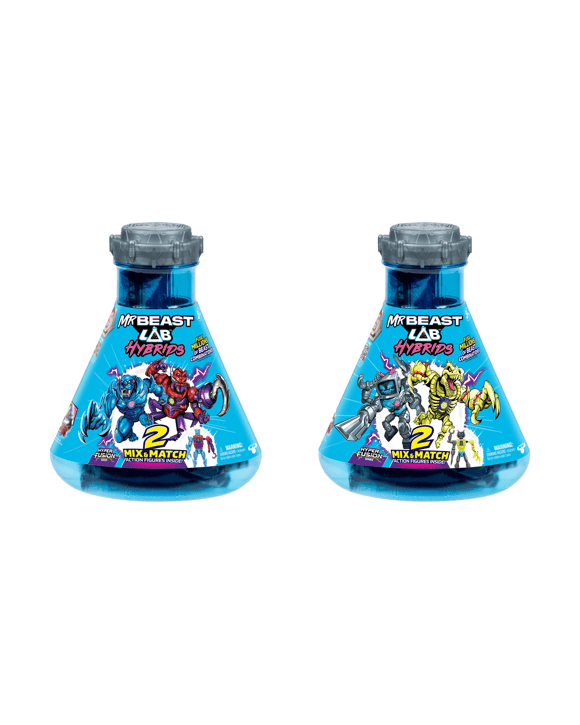 MrBeast Lab Hybrids 2 Pack Mix & Match Action Figures Multi Pack - Assorted
