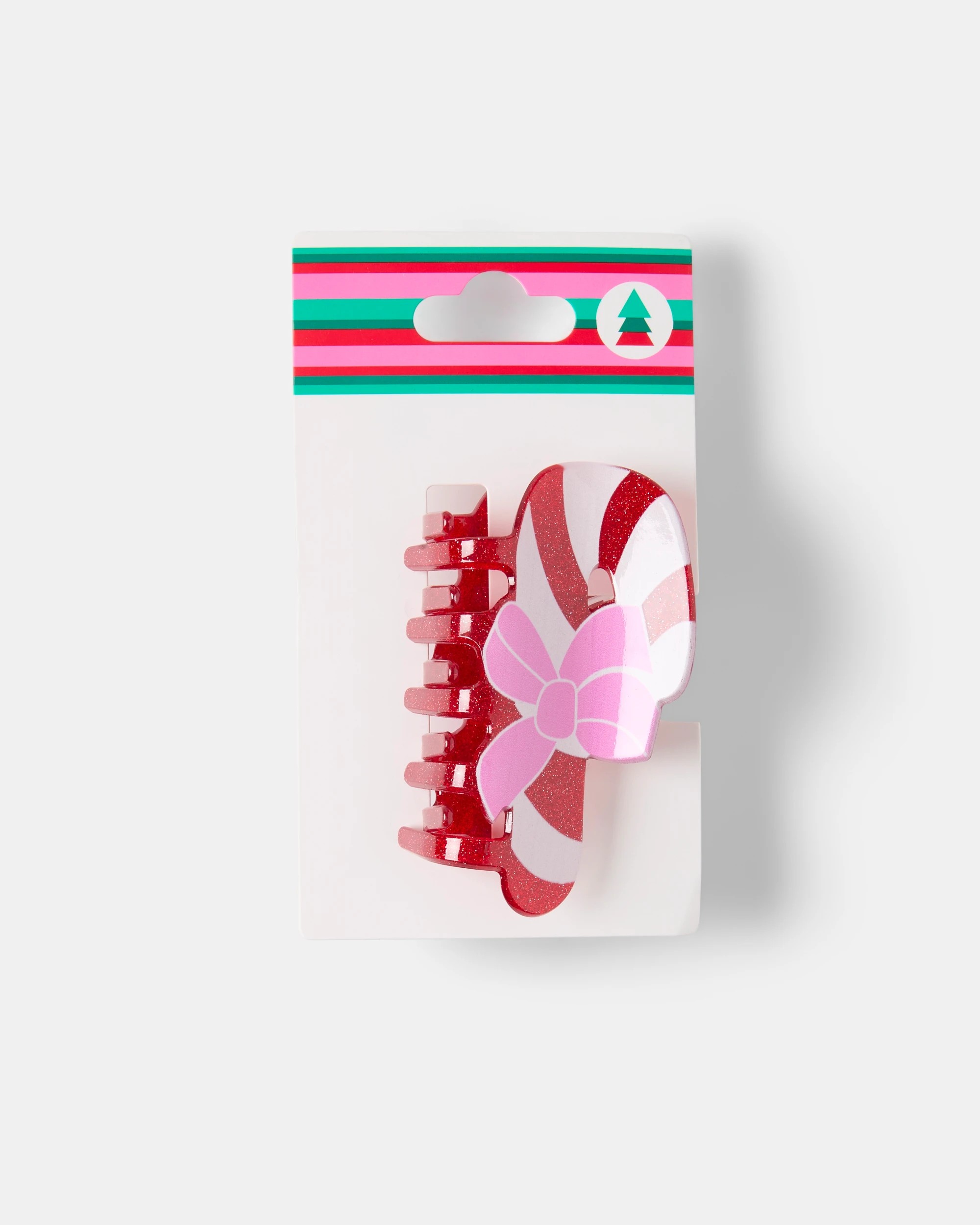 Red Candy Cane Claw Hair Clip - Kmart