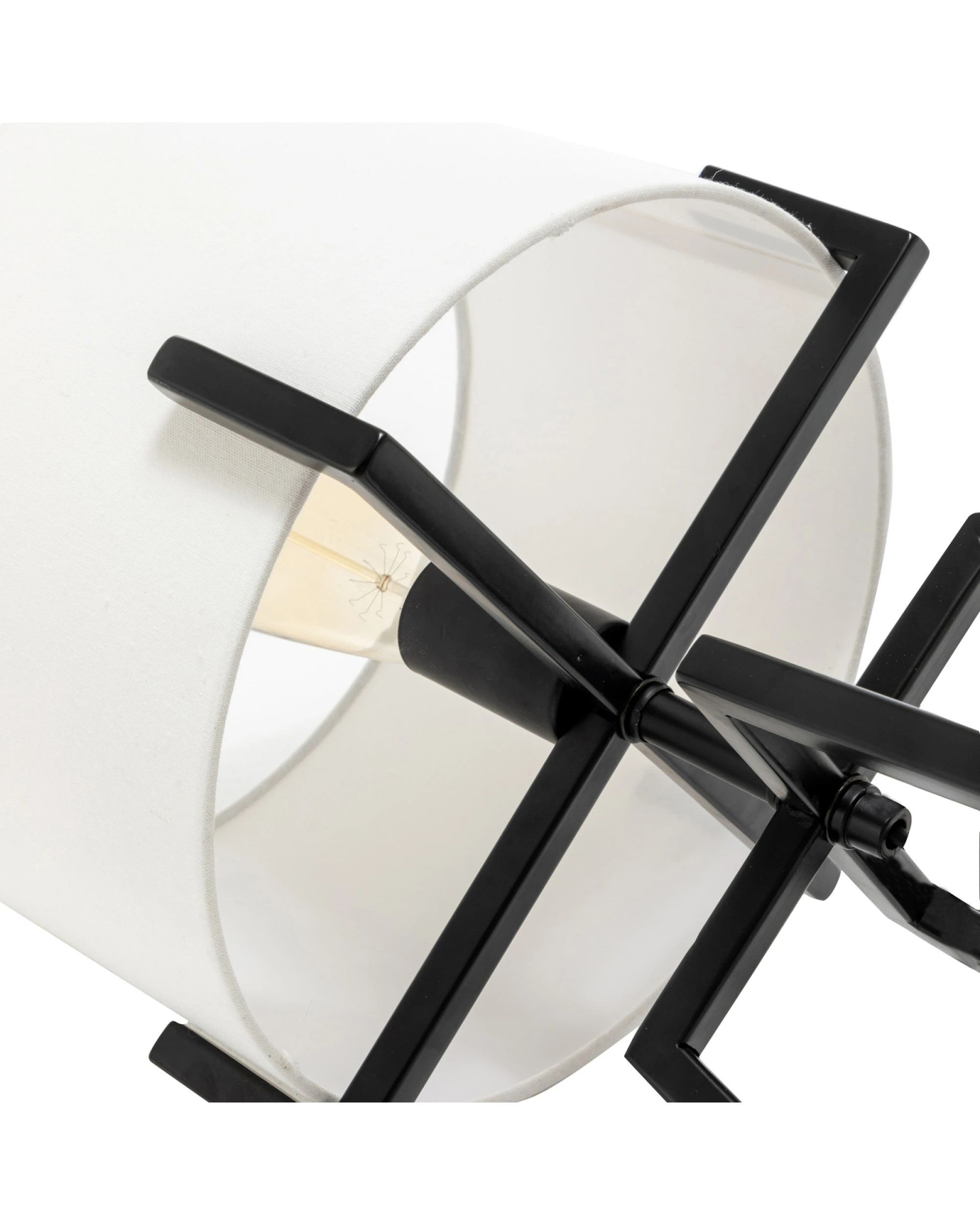 3 BR Home Dimmable Table Lamp with Linen Shade, 3 of 7