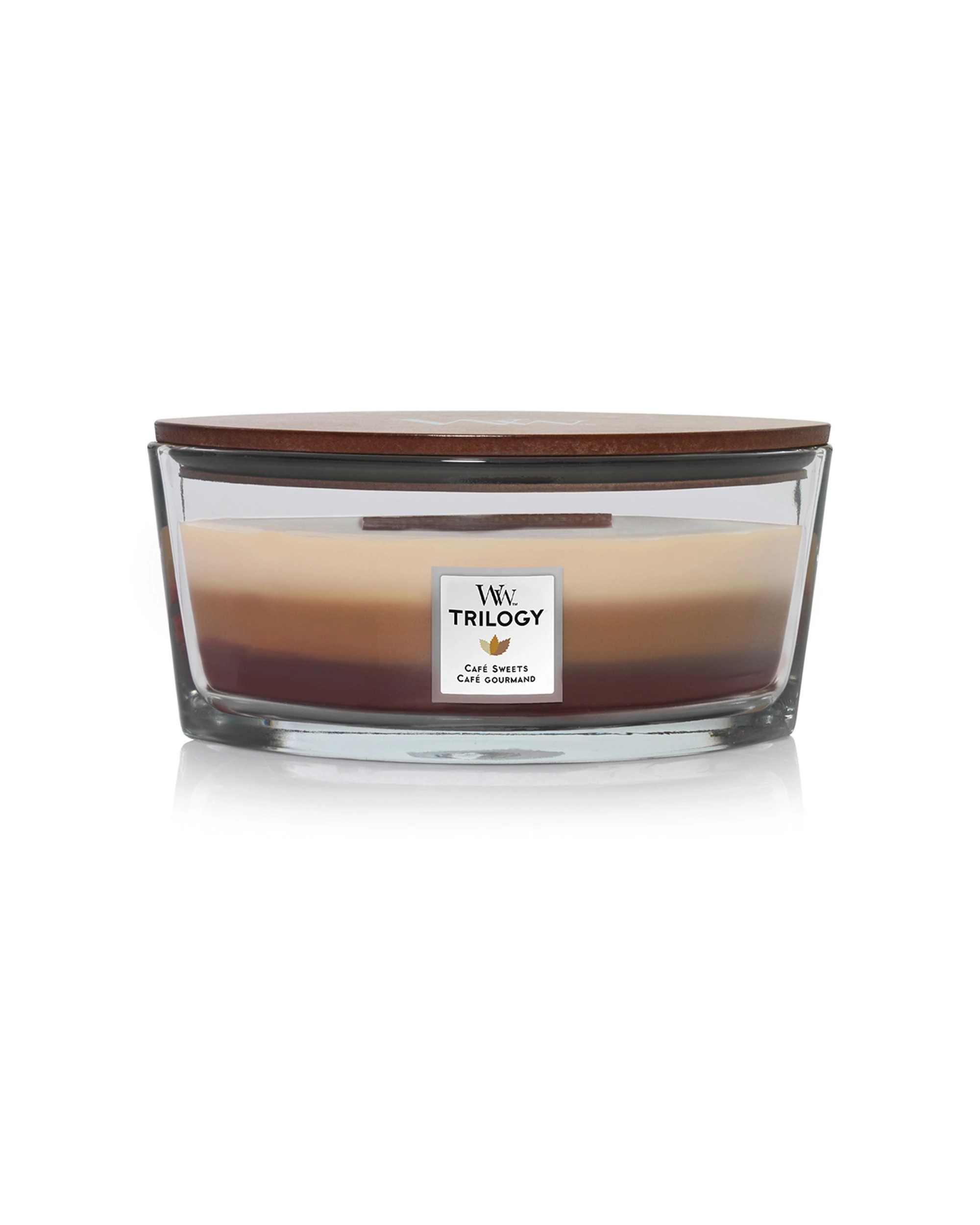 1 Woodwick Scented Soy Wax Candle Cafe Sweets Scented Home Fragrance Ellipse - Multi, 1 of 2