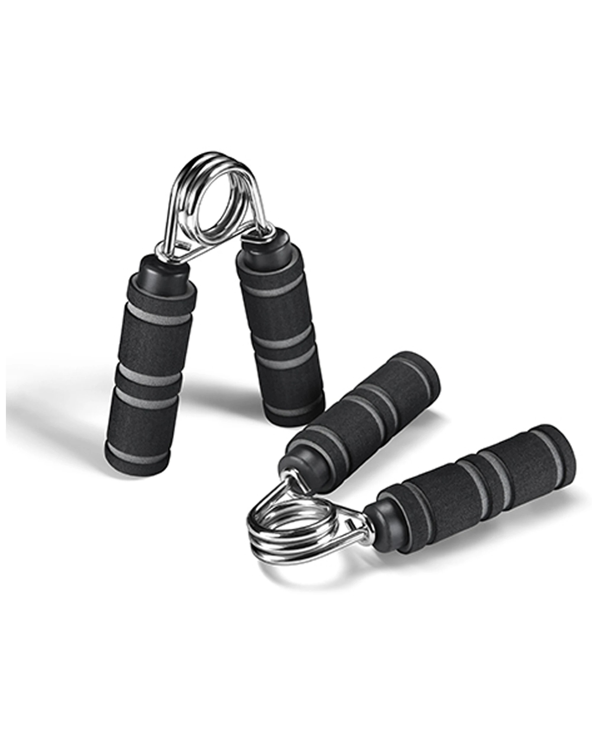 1 Body Sculpture Foam Hand Grips Strength Training Exercise Chrome Spring - Multi, 1 of 1