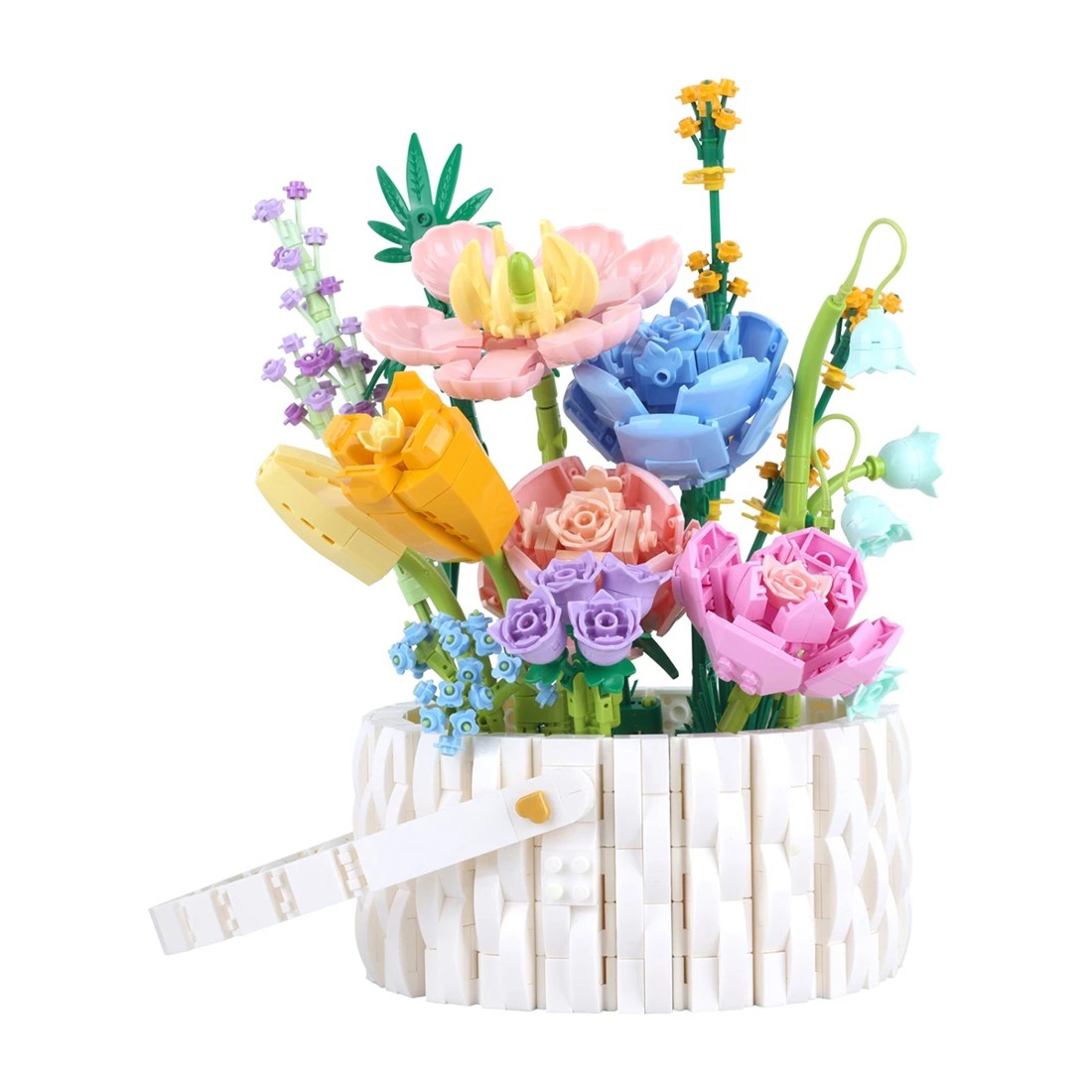 2 1296 Piece Mini Blocks Flower Series: Flower Basket, 2 of 4