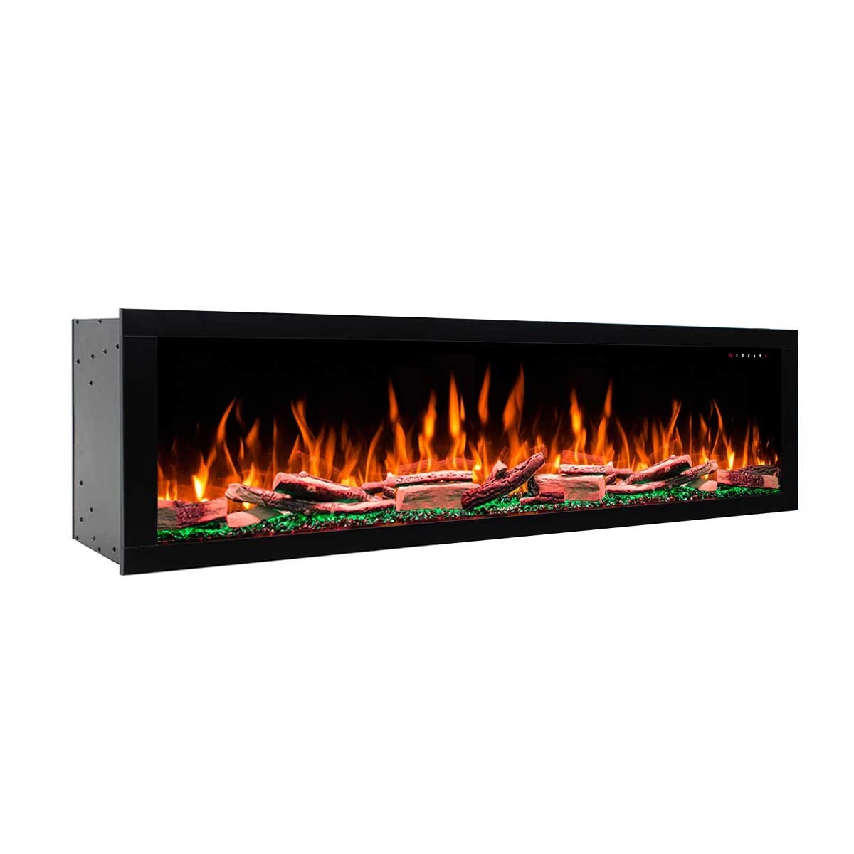 5 Moda Living Fantasia 72 inch Electric Fireplace - Extra Deep - Black, 5 of 5