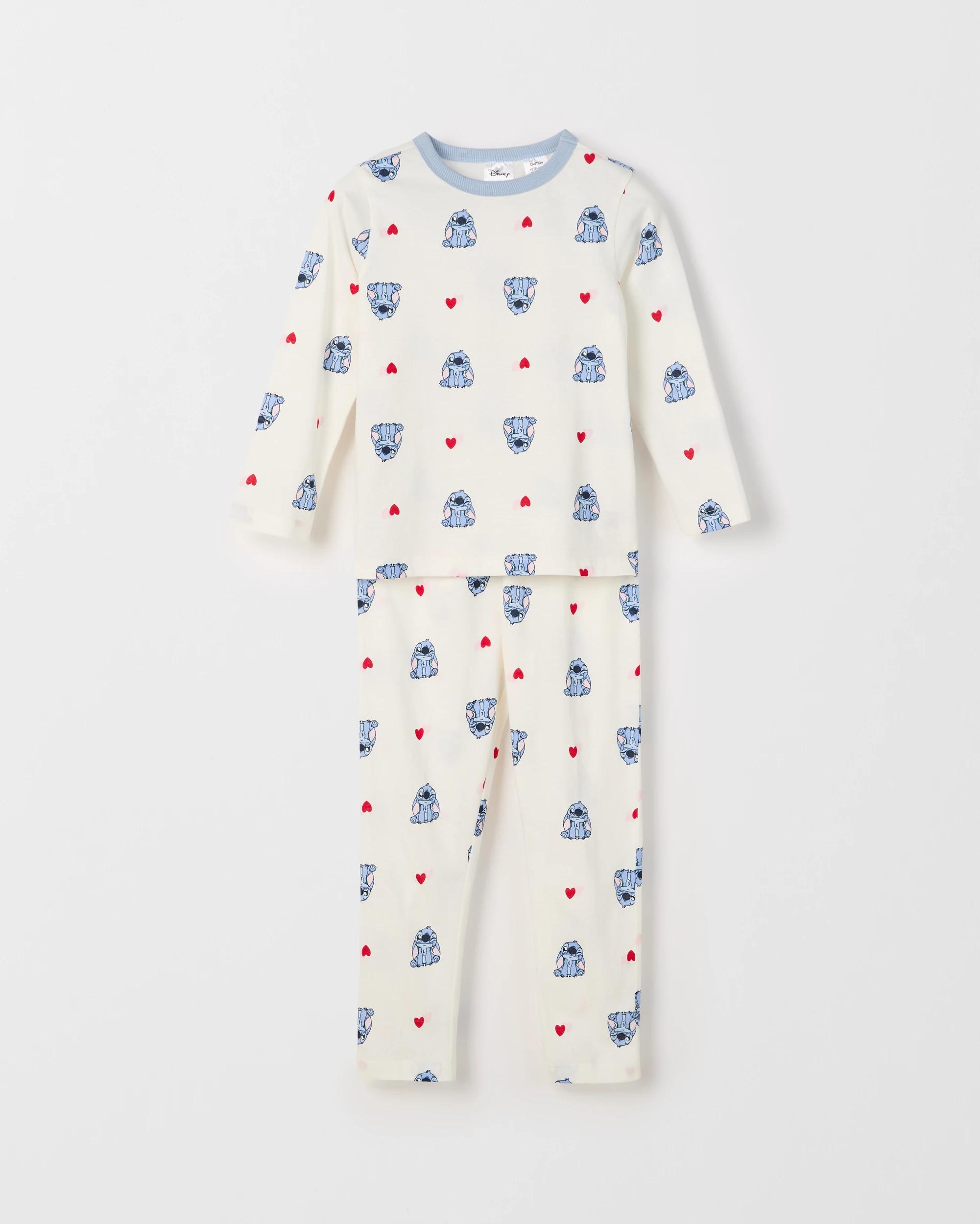 3 Disney Lilo & Stitch Australian Cotton Younger Girls Pyjama Set LILO & STITCH, 3 of 5
