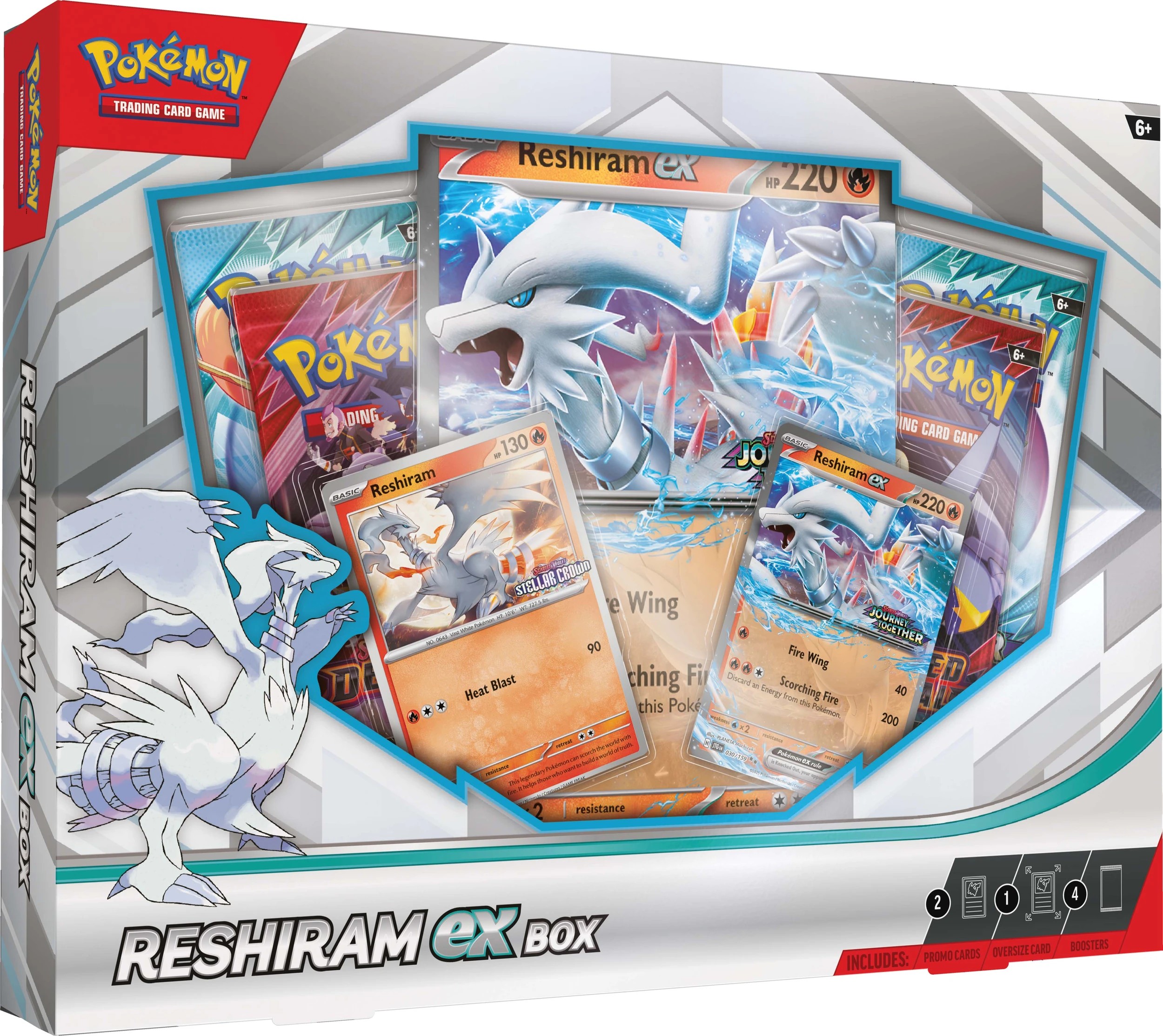 1 Pokemon Trading Card Game: Reshiram ex Box Pack, 1 of 4