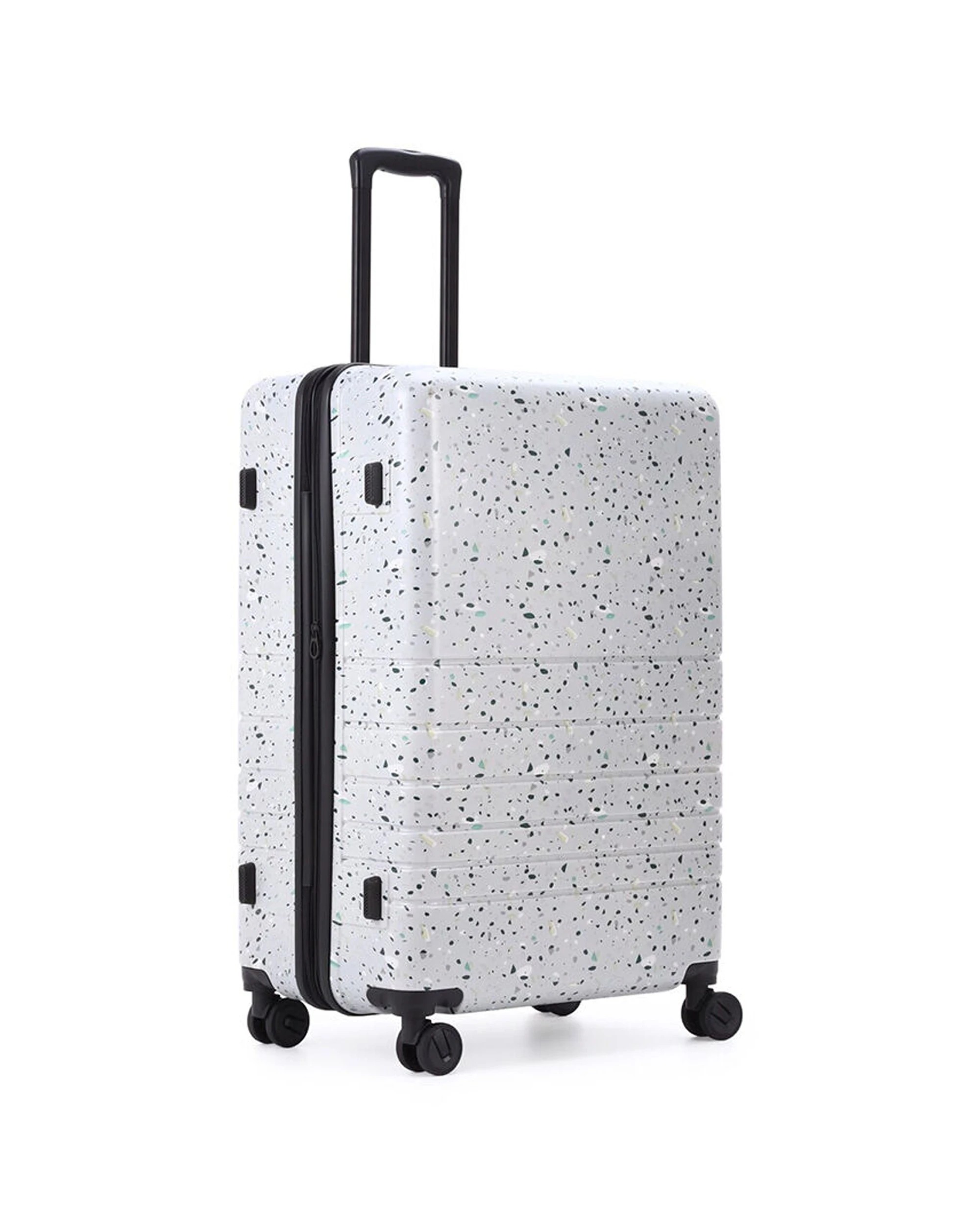 6 Kate Hill Terrazzo Large Travel Luggage Suitcase Lightweight 76x36cm - White, 6 of 9