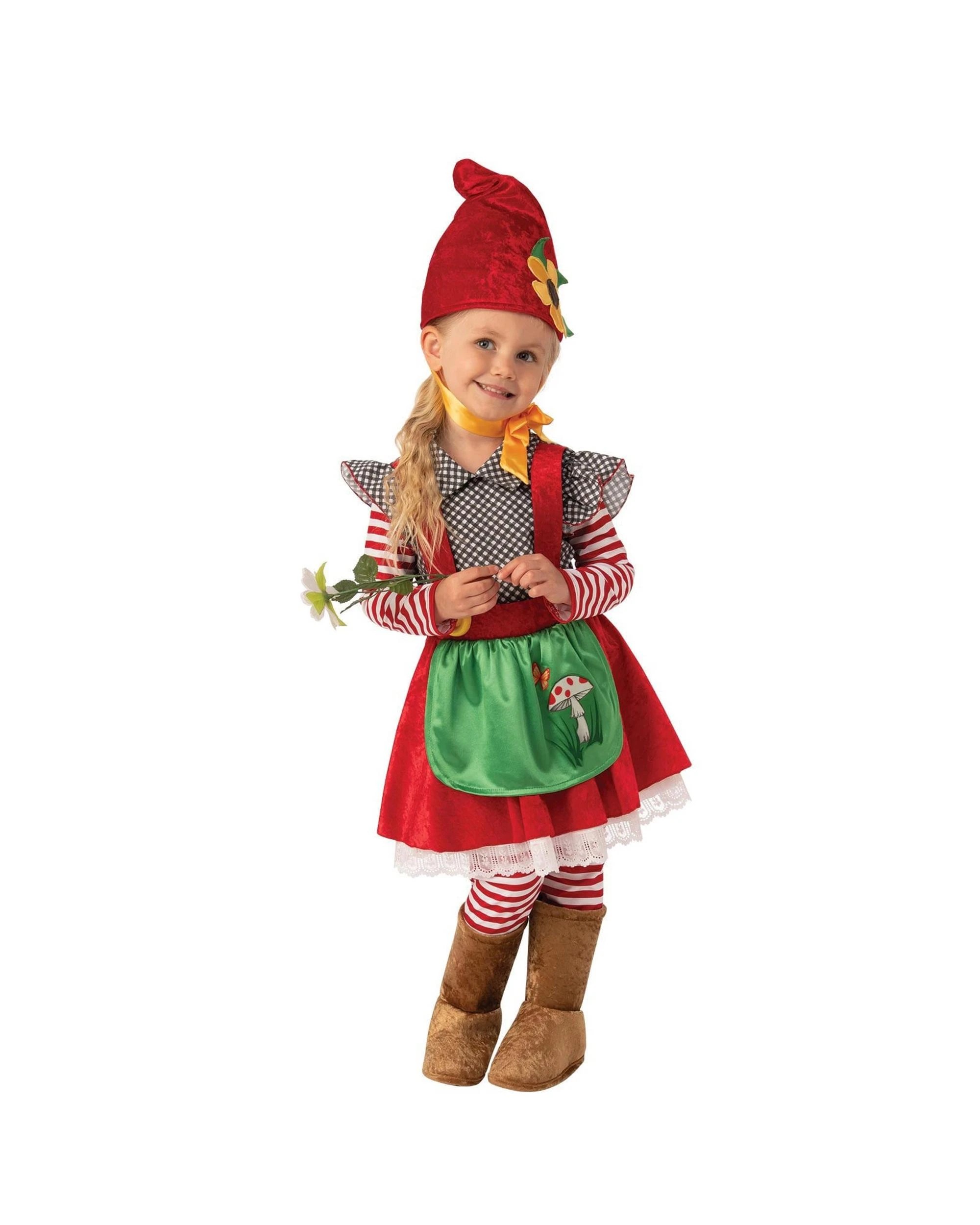 1 Garden Gnome Girl Child Costume Size S, 1 of 1