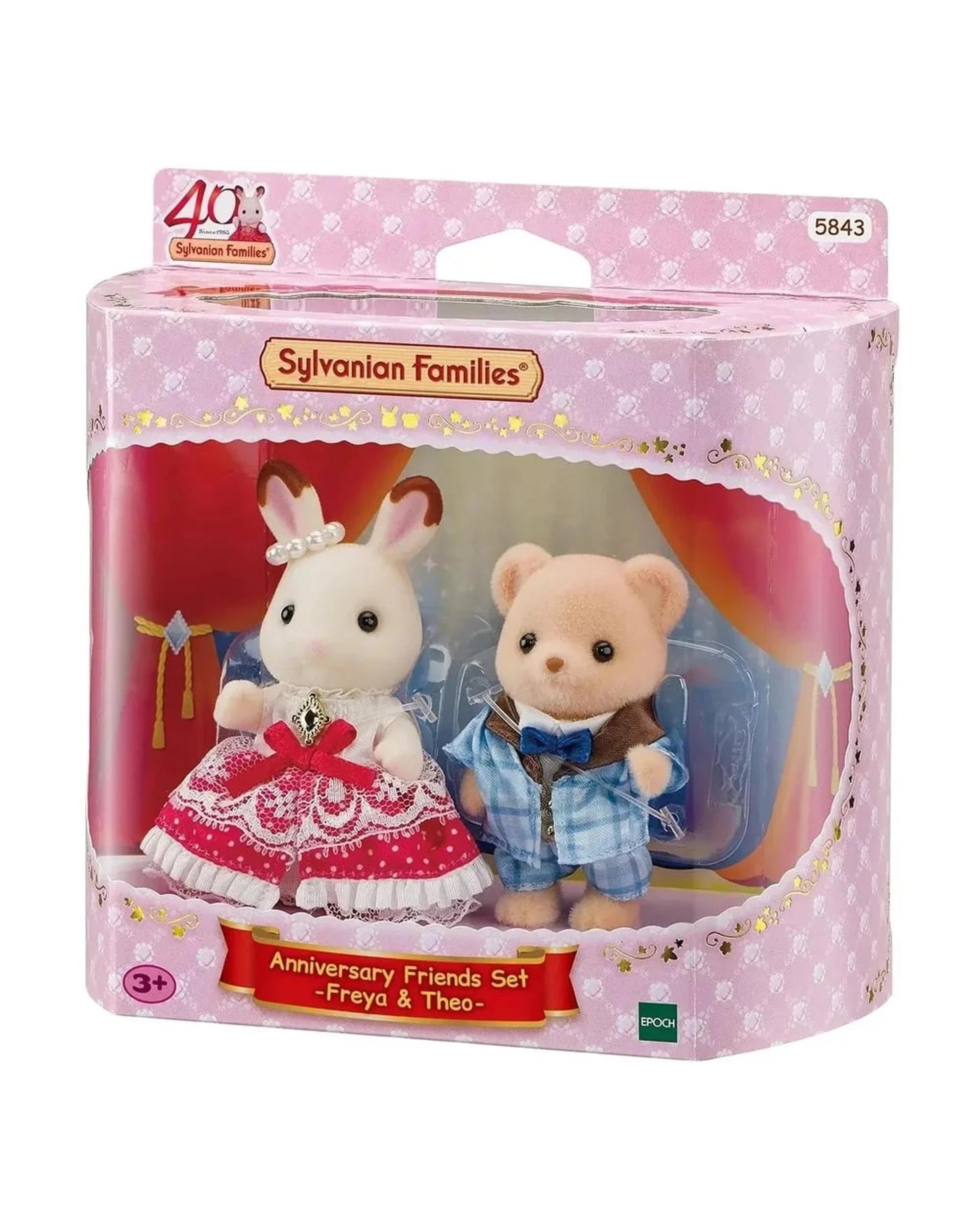1 Sylvanian Families Anniversary Friends Set Freya and Theo - 5843, 1 of 3