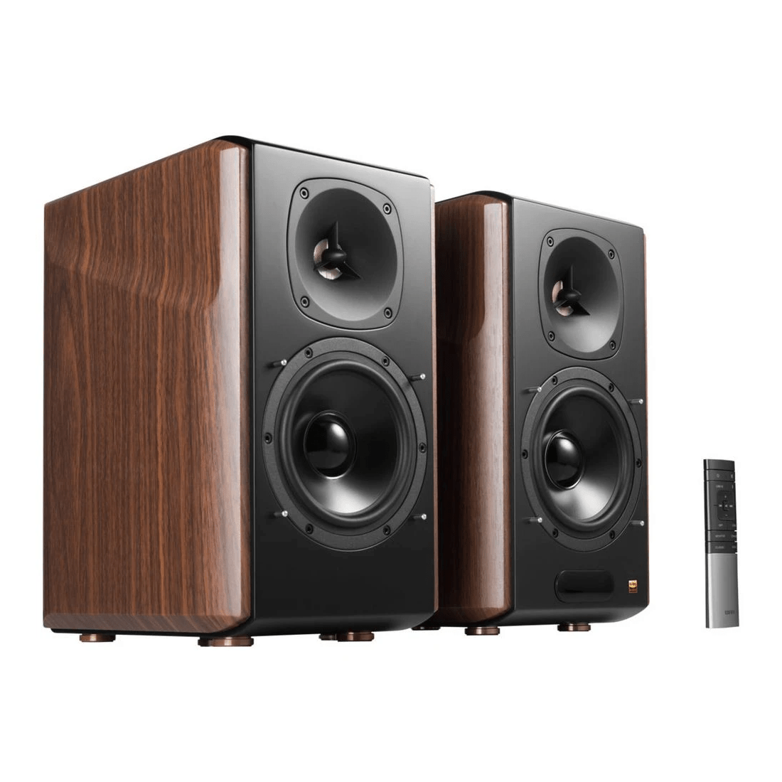 3 EDIFIER S2000MKIII Premium Hi-Res Bookshelf Speaker Brown, 3 of 8