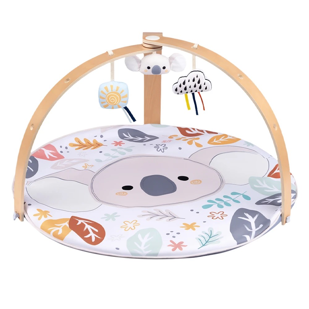 1 PlayPals Kid Play Mat Baby Gym Tummy Time Activity Mat with 3 Sensory Toys - Multi, 1 of 3