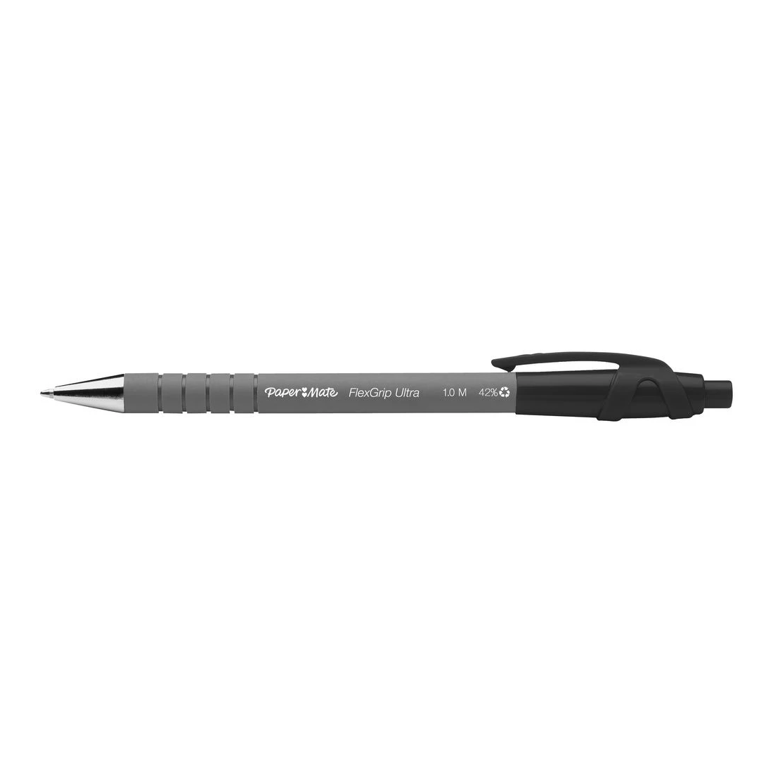 2 Paper Mate FlexGrip Ultra Retractable Pens Black 12 Pack, 2 of 4