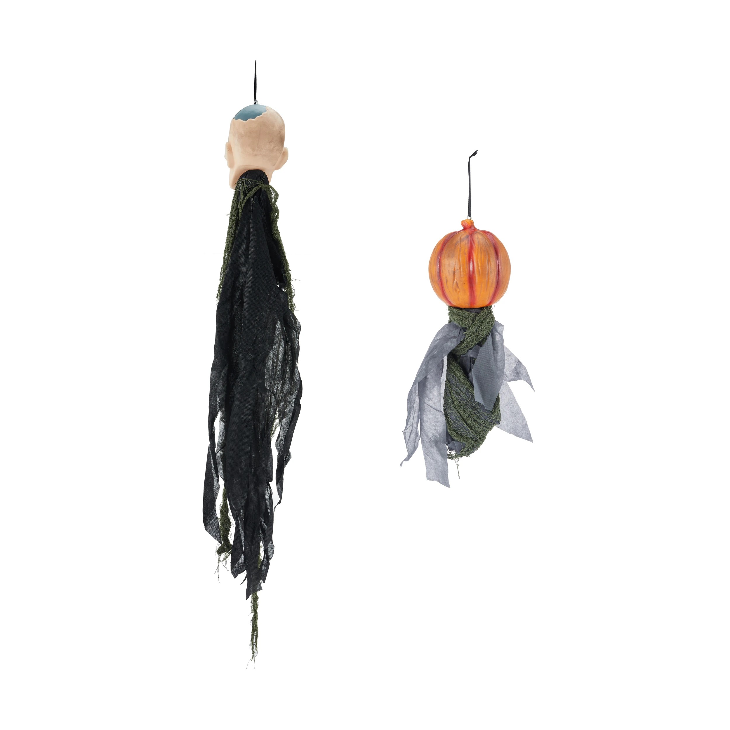 3 Hanging Zombie or Pumpkin - Assorted, 3 of 5