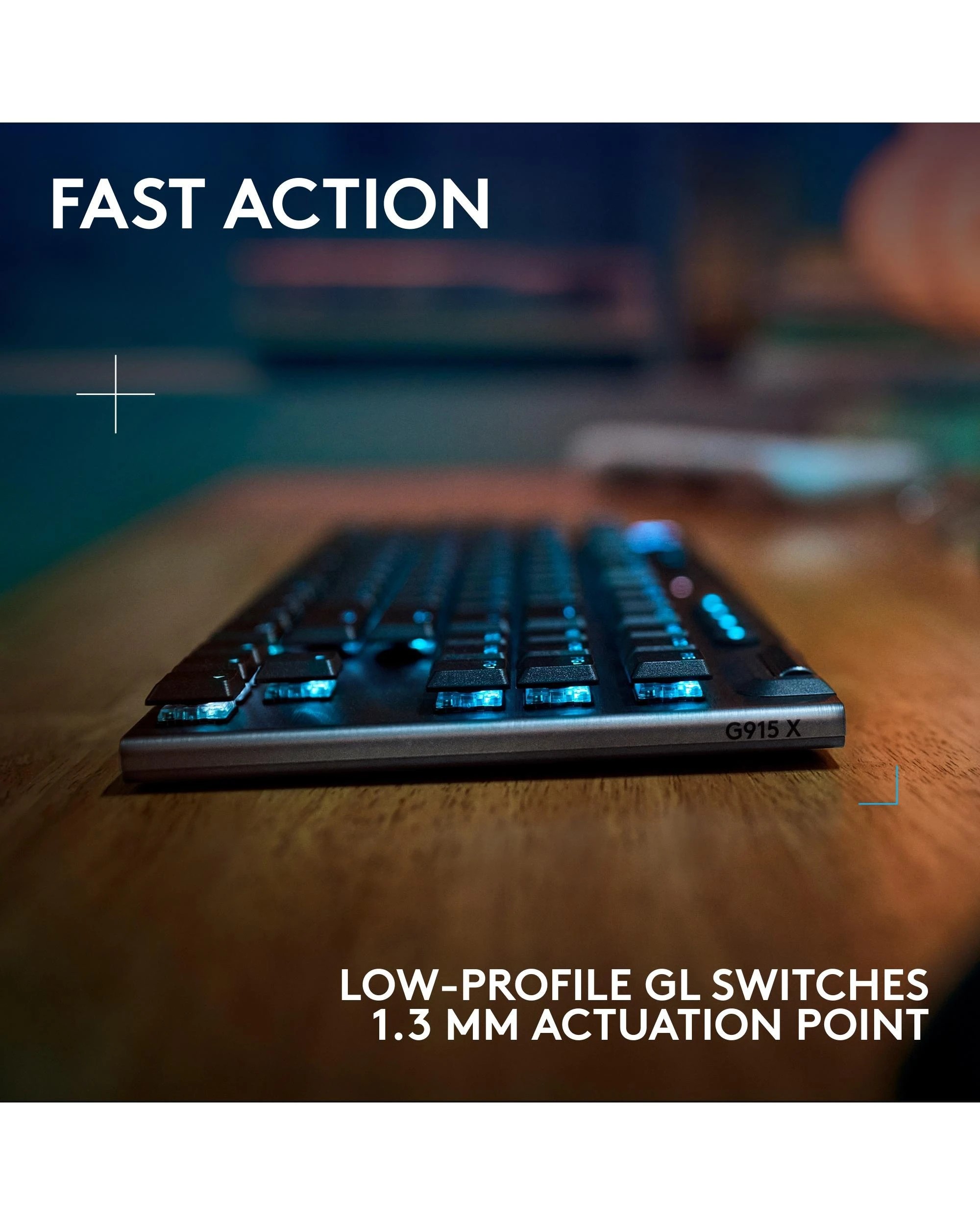 4 Logitech G915 X LIGHTSPEED TKL Low-Profile Wireless Gaming Keyboard - Black, 4 of 6
