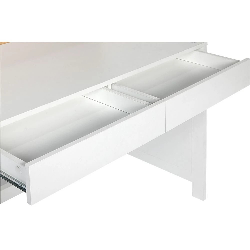 6 Studymate Warren Hutch Desk 1100mm White Desks, Tables and Workstations, 6 of 10