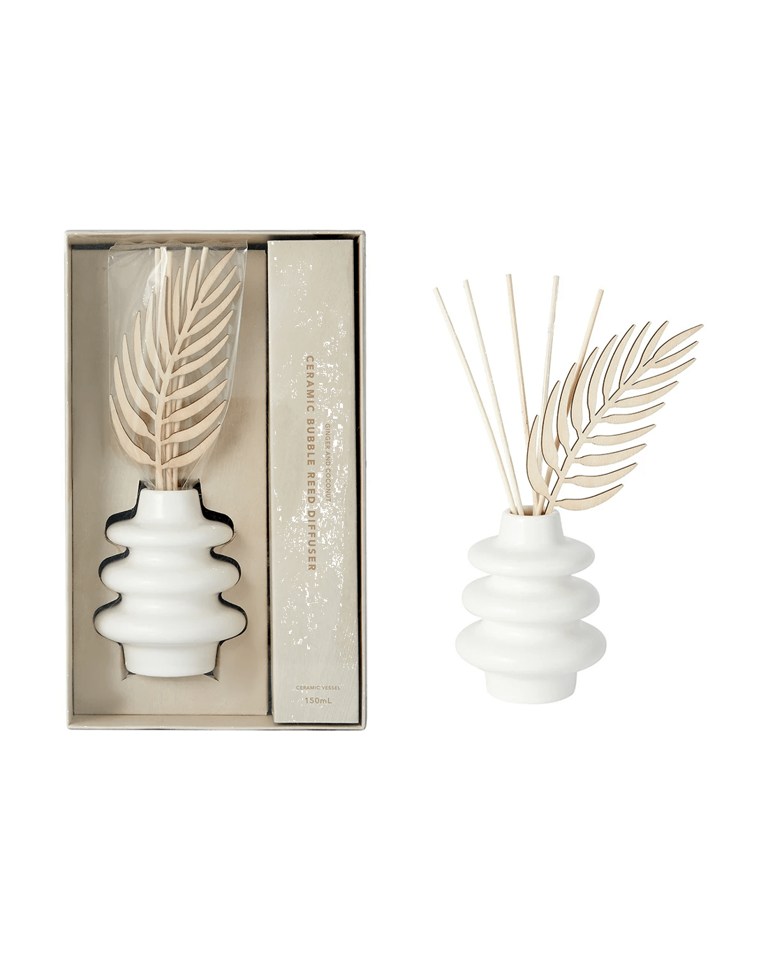 1 Ceramic Bubble Reed Diffuser 150ml, 1 of 6