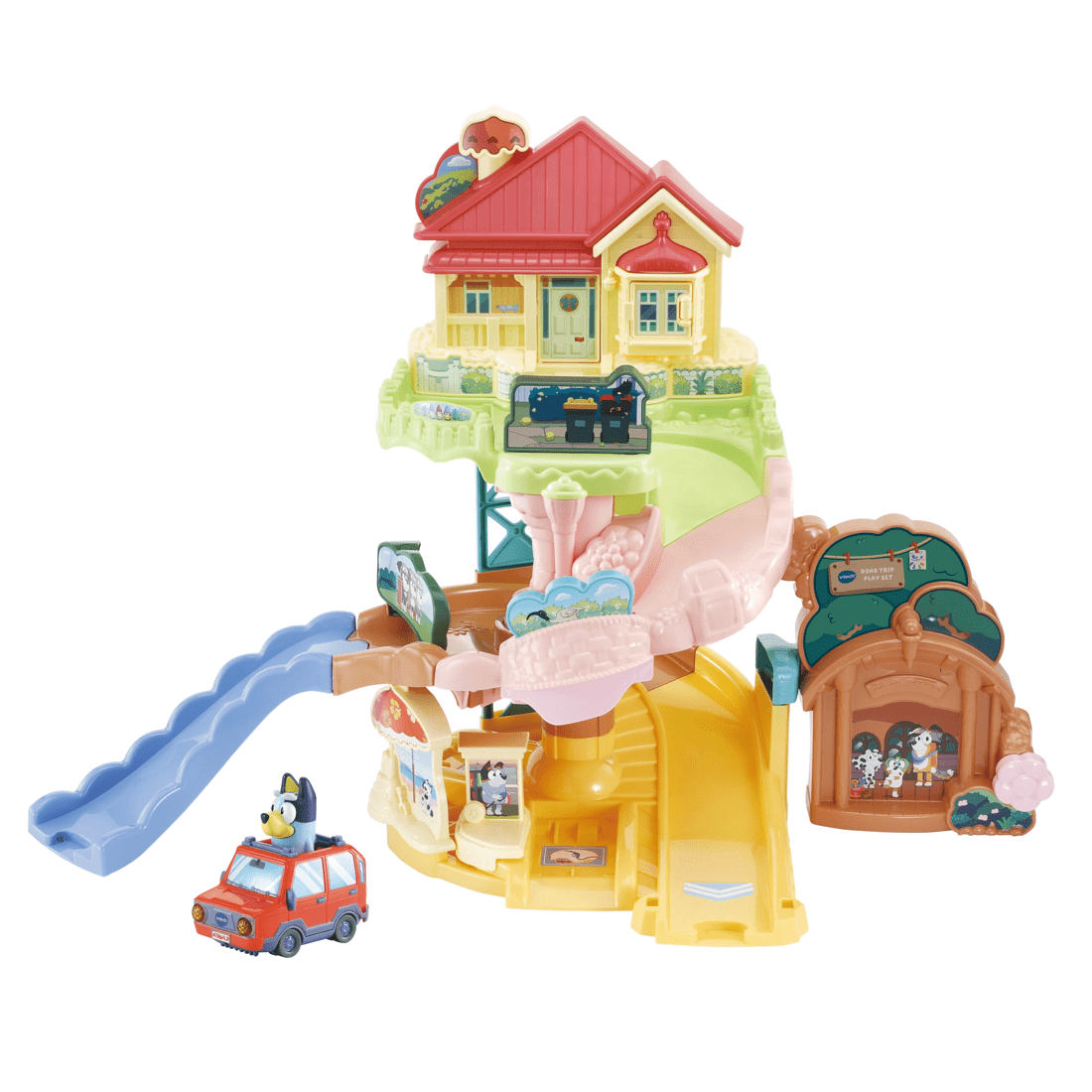 2 VTech Bluey Toot-Toot Drivers Road Trip Playset, 2 of 5