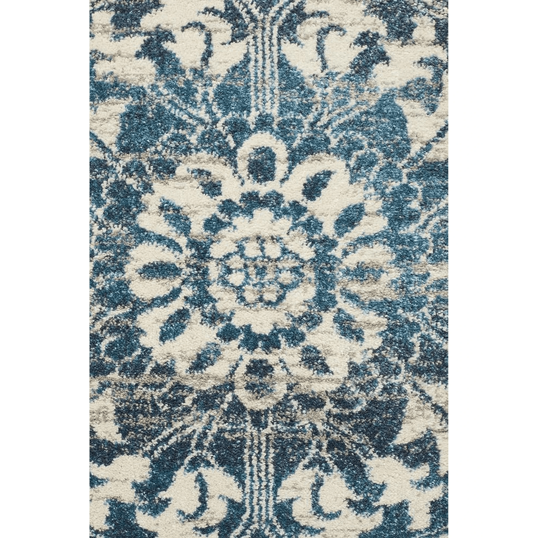 2 Rug Culture Babylon 207 Blue — Power-loomed Polypropylene Rug, 10 mm Pile (Made in Turkey) - Blue, 2 of 7