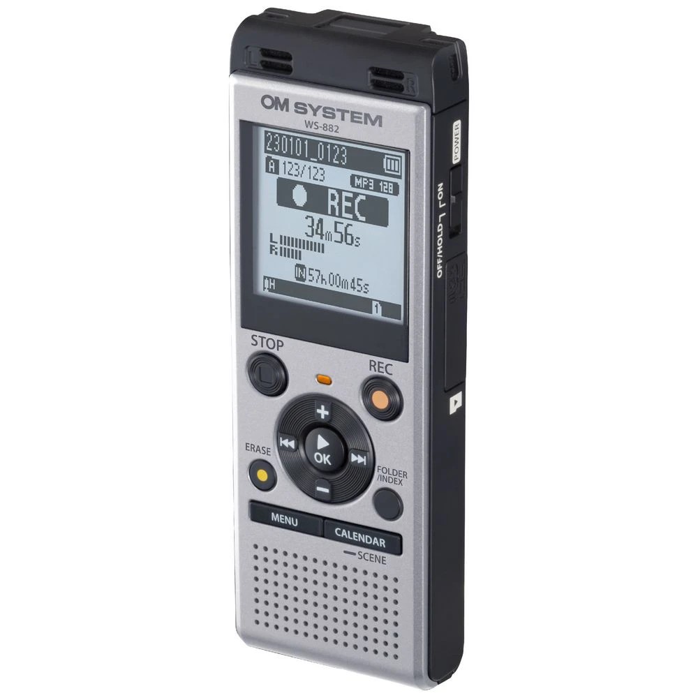 2 OM-Systems WS-882 Voice Recorder Silver, 2 of 3