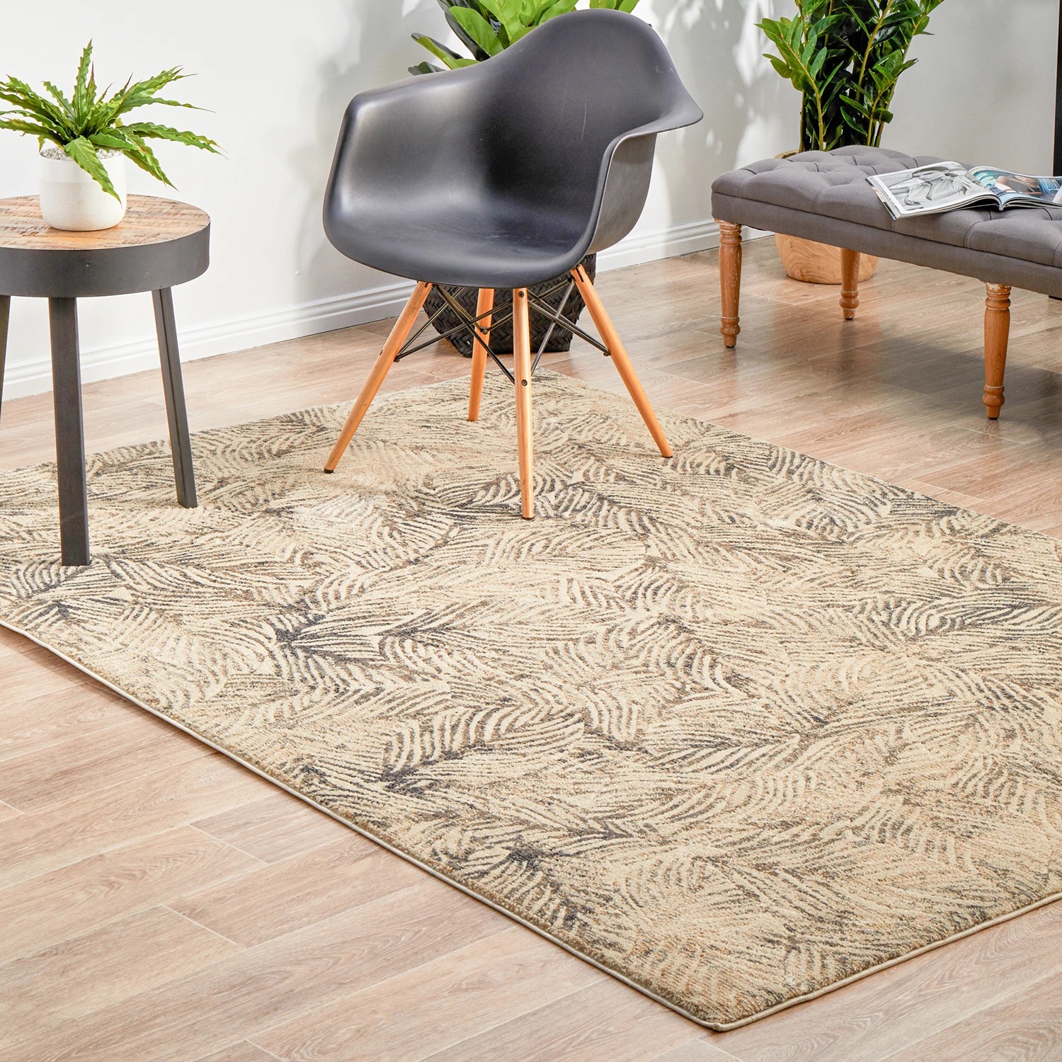 3 Common Ground Rugs Wonderland 230x160cm - Medium Power Loomed Pet Friendly Floor Rug - Beige, 3 of 9