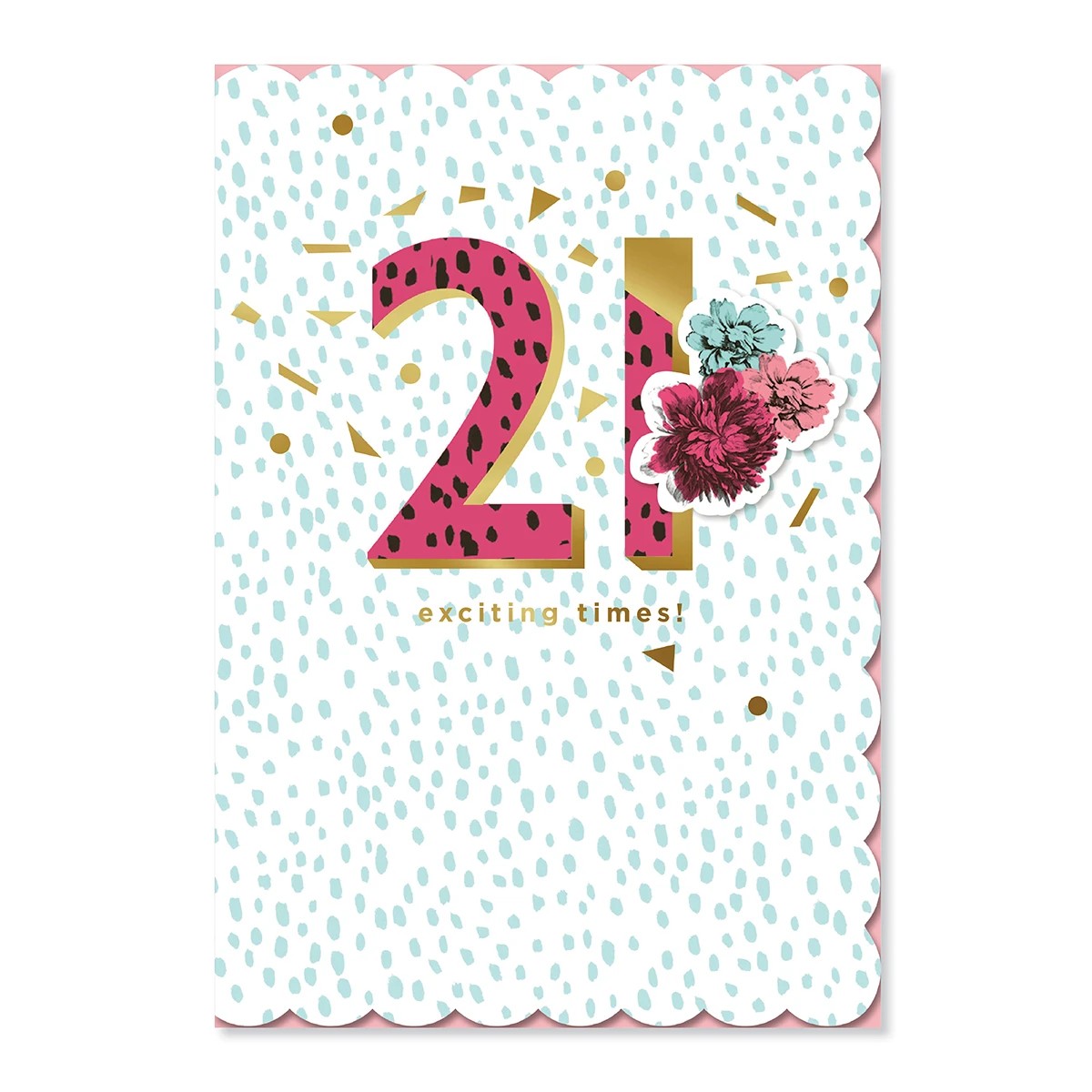 3 Connections from Hallmark 21st Birthday Card - Floral, 3 of 3