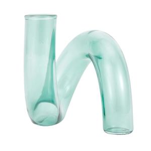 Green Glass Twist Object