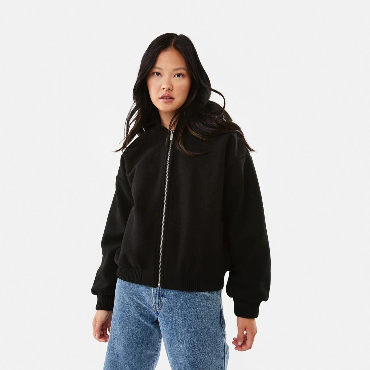 2 Soft Bomber Jacket Black, 2 of 8