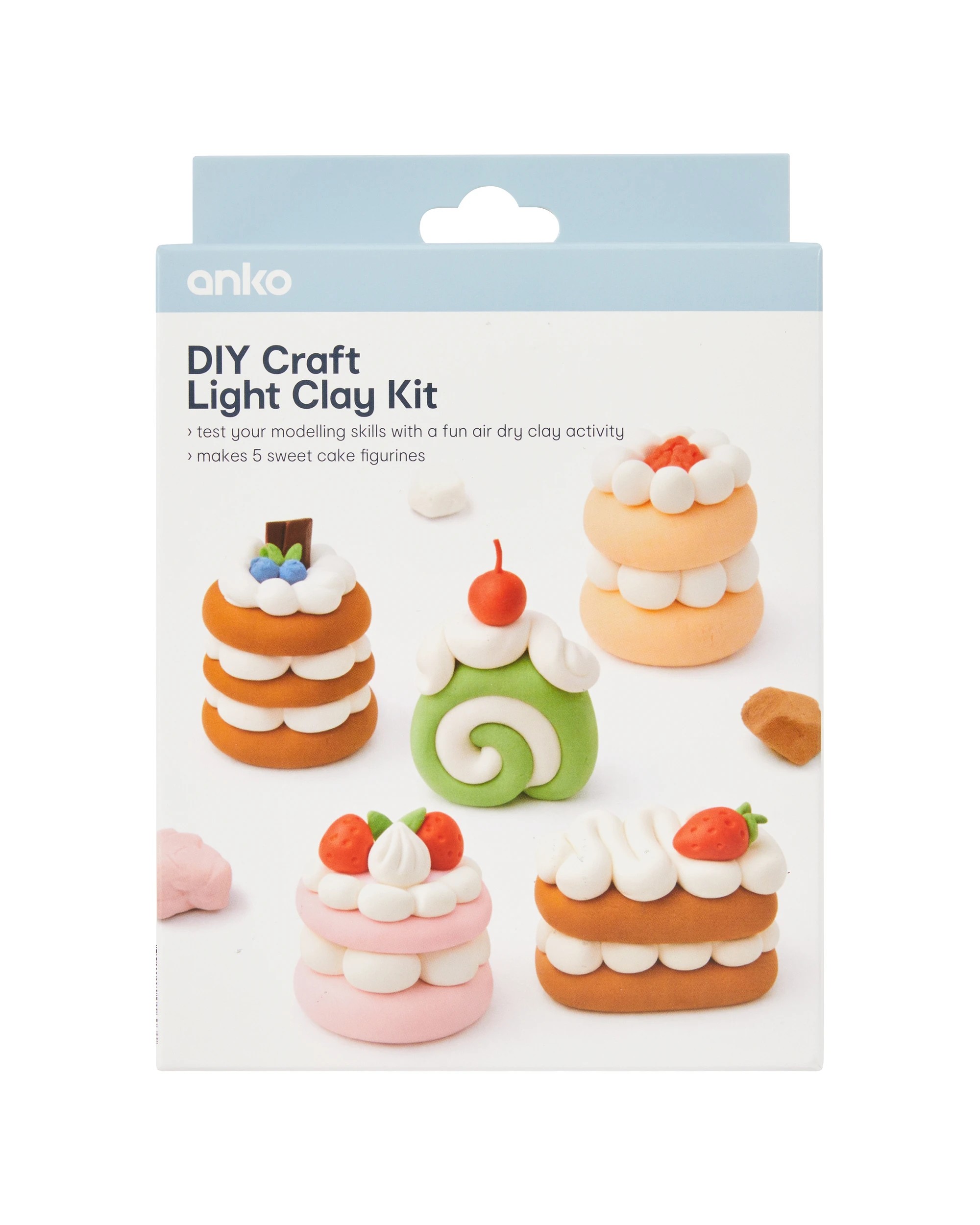 1 DIY Craft Light Clay Kit - Sweet Cake, 1 of 3