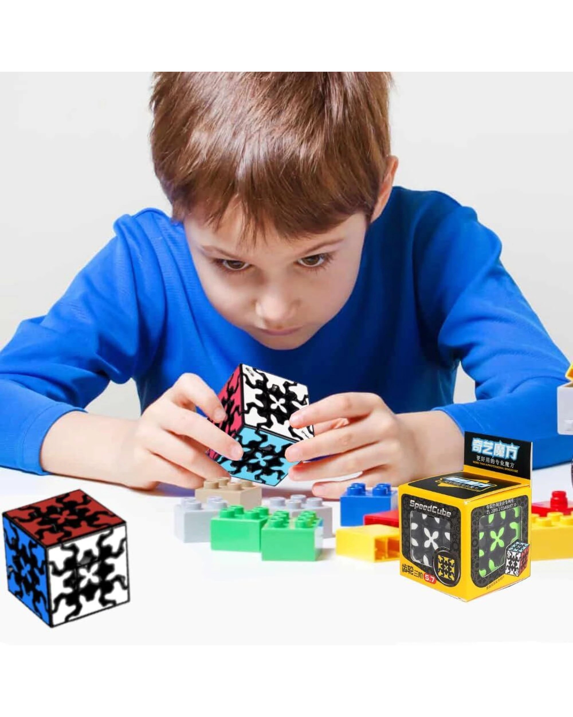 6 BR Toys 3x3 Square Speed Cube Puzzle - Brain Teaser Toy for Skill Development, 6 of 6