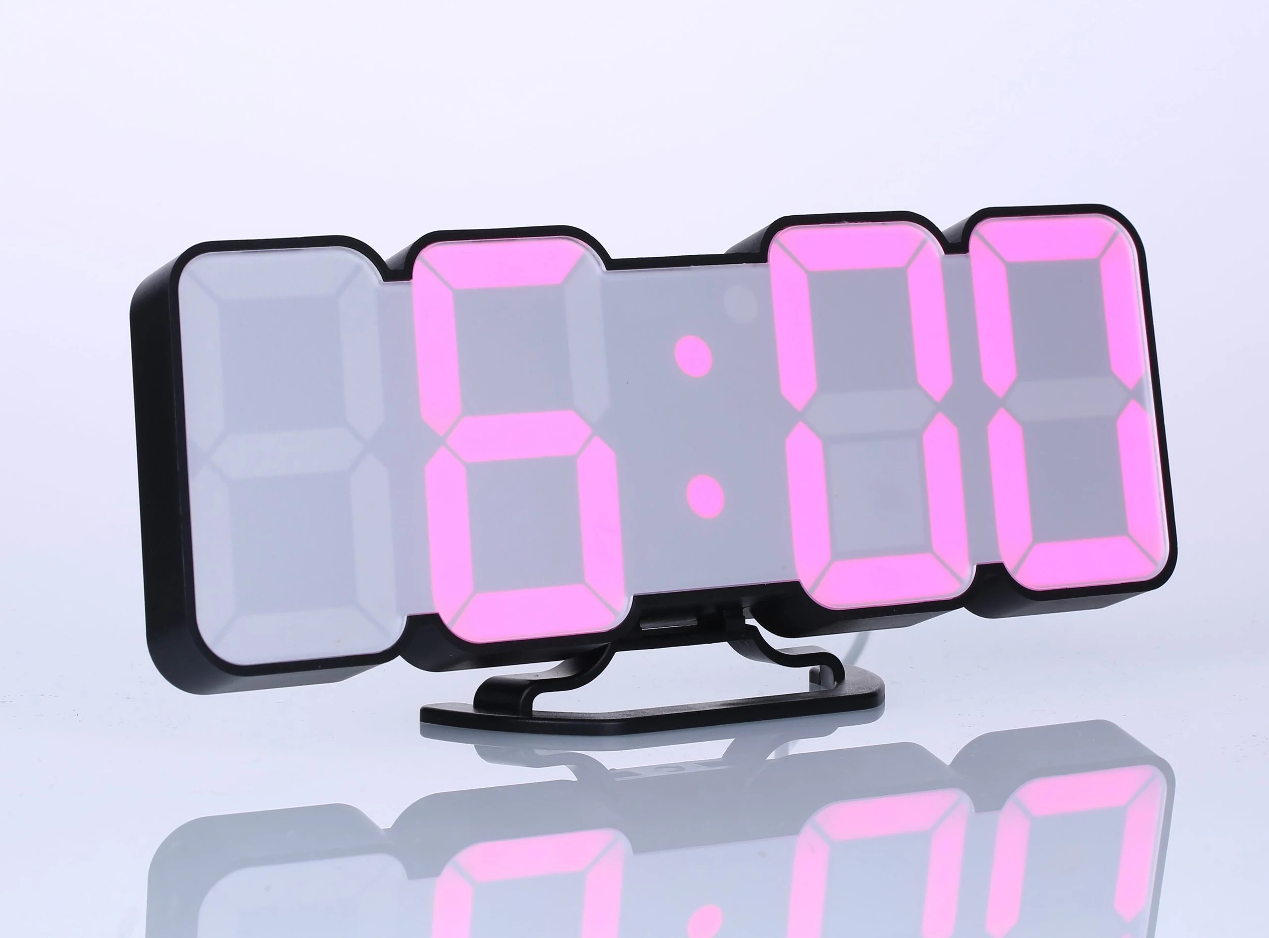 5 TODO LED Digital Alarm Clock 115 Colour Display USB Power Countdown Timer Remote - Black, 5 of 10