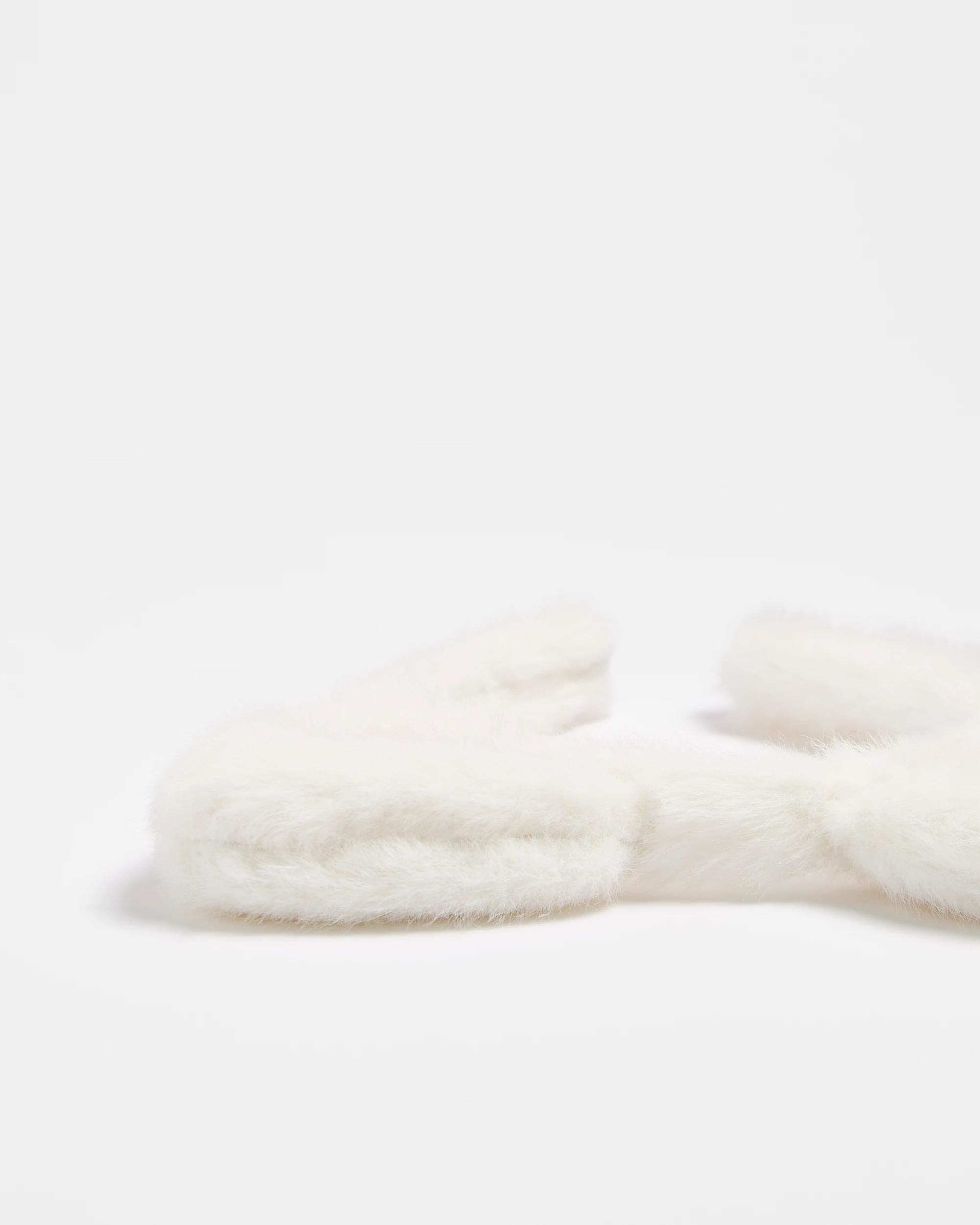 2 Target Kids Fluffy Cat Ears Headband WHITE GLITTER, 2 of 2