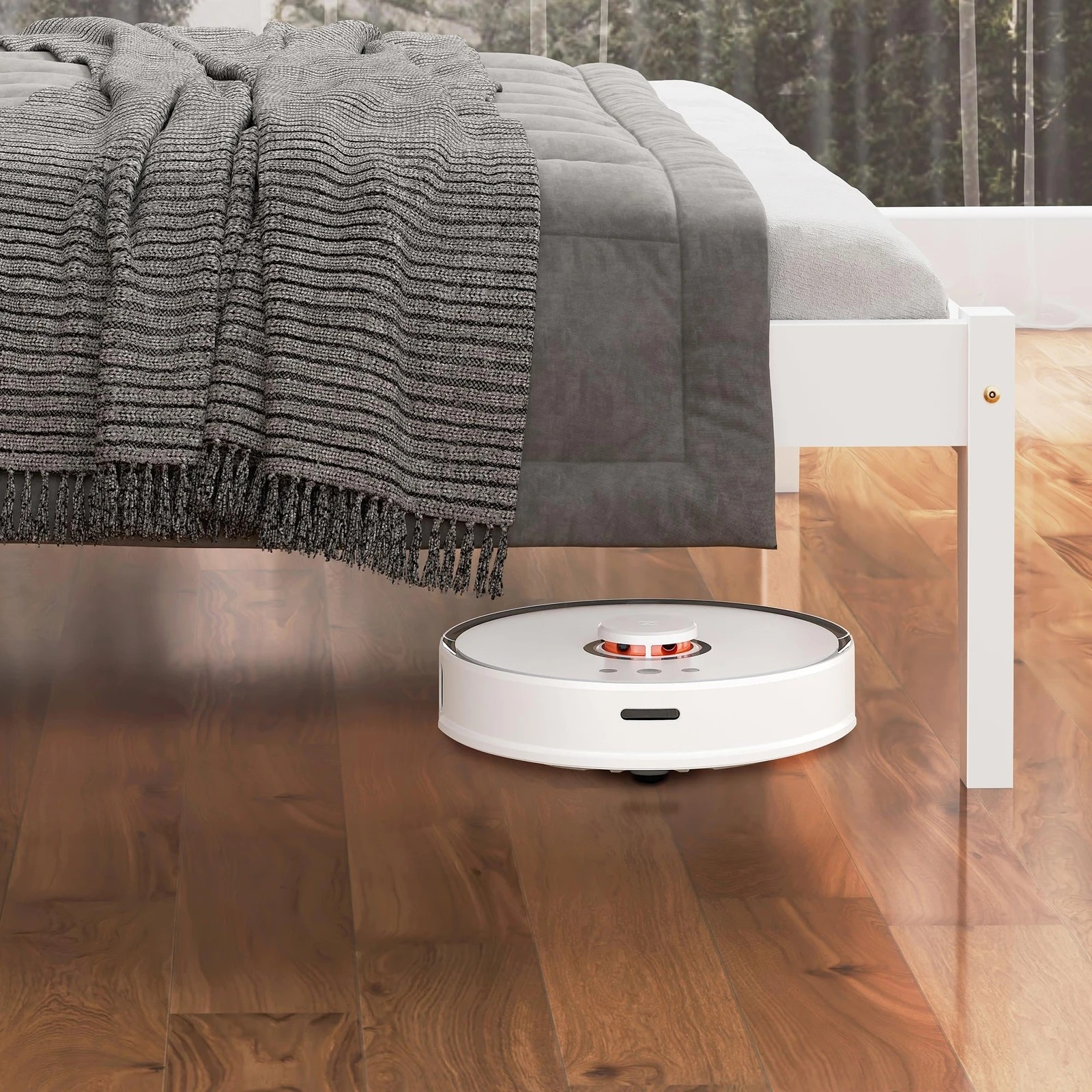 5 Alfordson Bed Frame Wooden Timber Queen Size Mattress Base Platform Elgin - White, 5 of 10