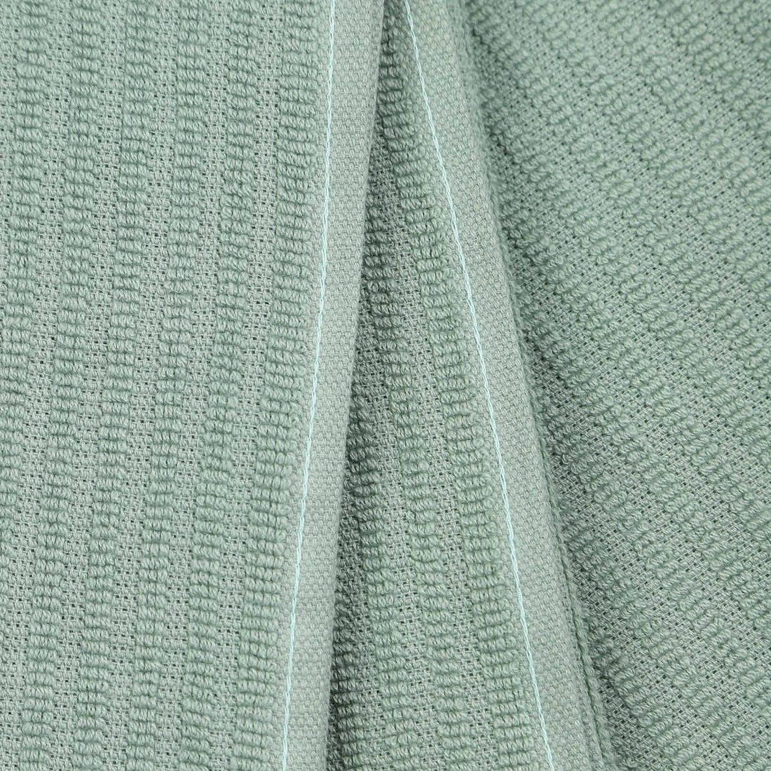 2 3 Pack Ribbed Sage Terry Tea Towels, 2 of 6