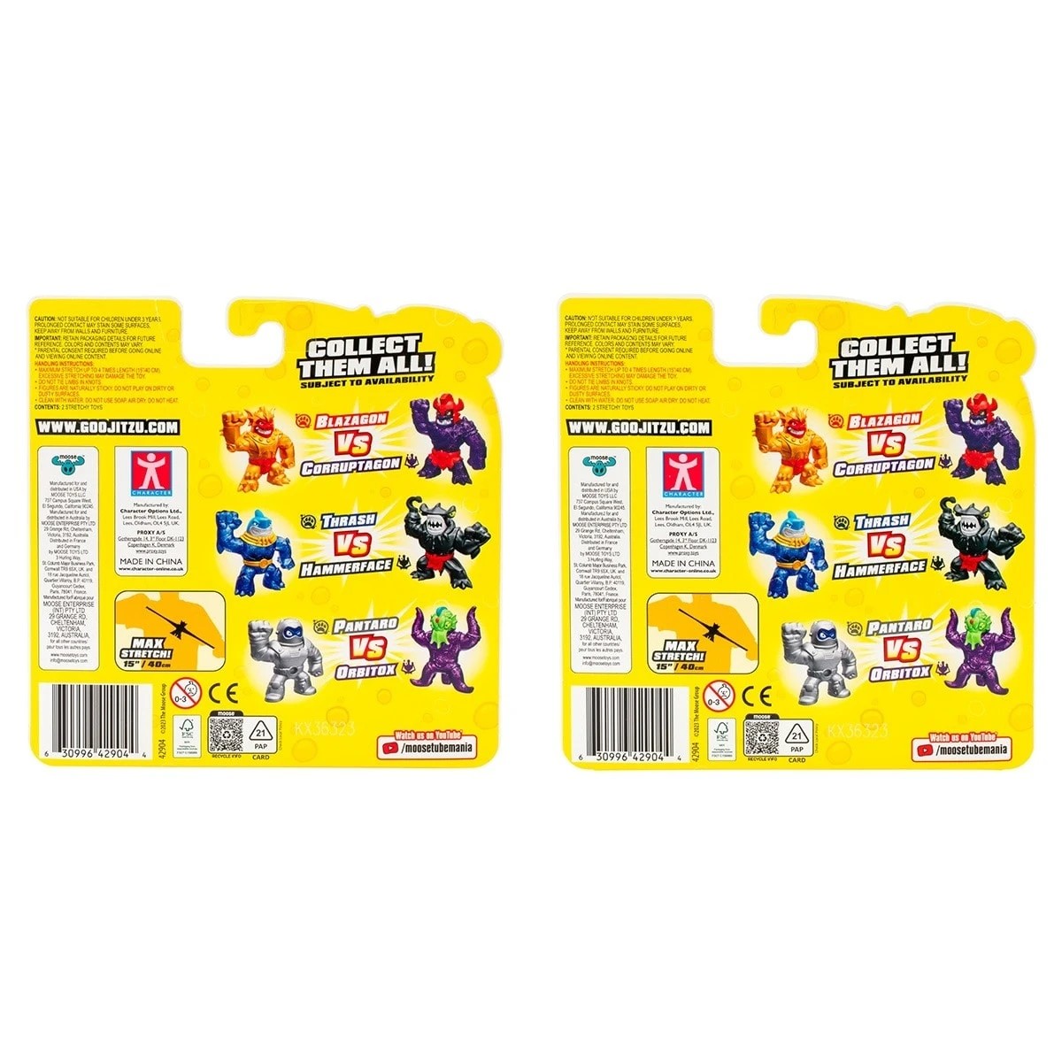 8 Heroes of Goo Jit Zu Minis Versus Pack - Assorted, 8 of 10