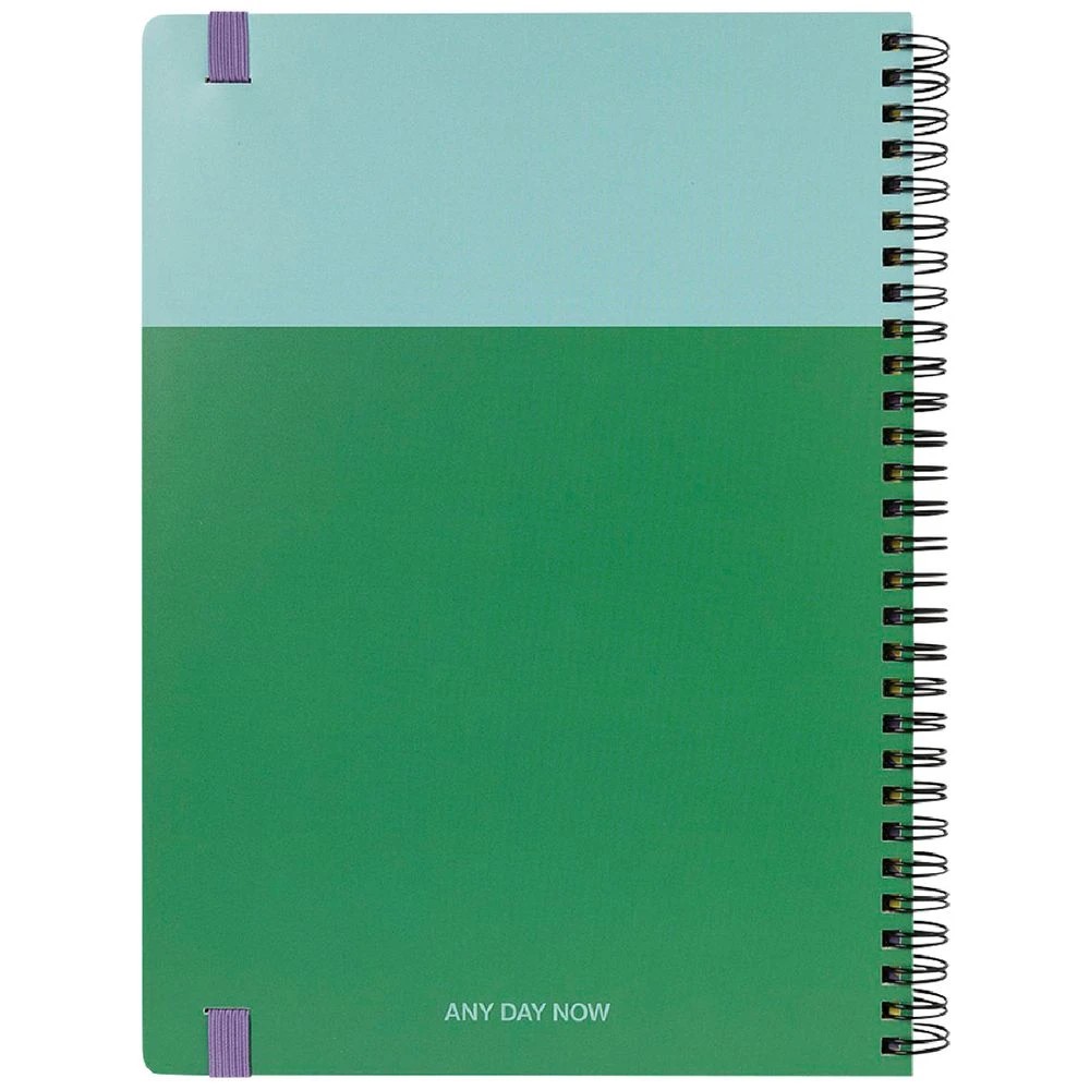 4 Any Day Now Spiral Brights B5 Ruled Notebook Green Mint, 4 of 4