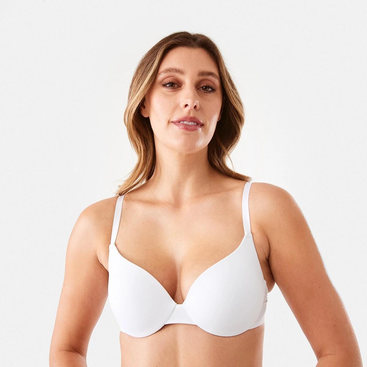 4 3 Pack Push-Up Bra ALMOND, WHITE, BLACK, 4 of 10