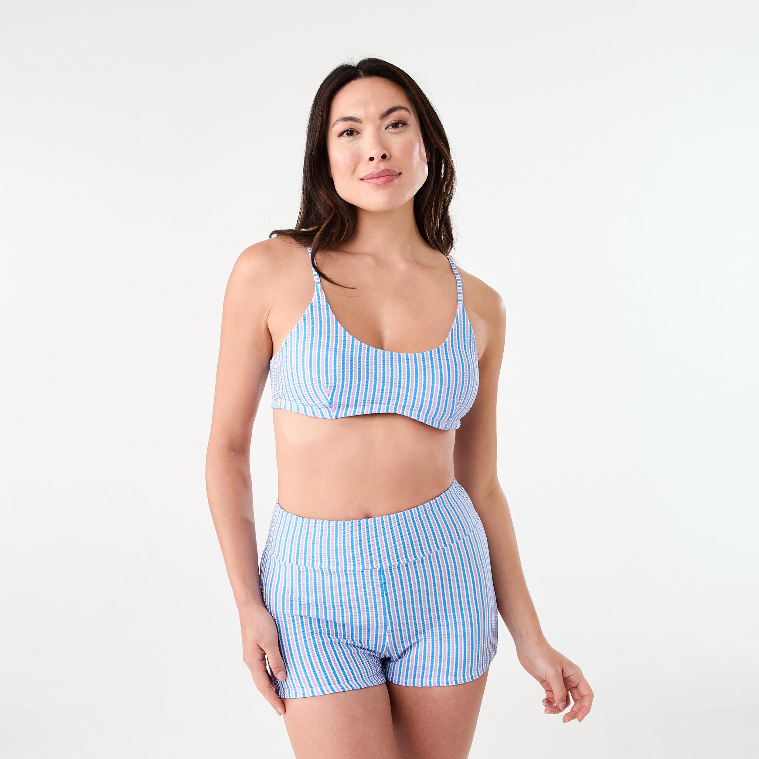 5 Textured Swim Shorts BLUE LILAC STRIPE, 5 of 5