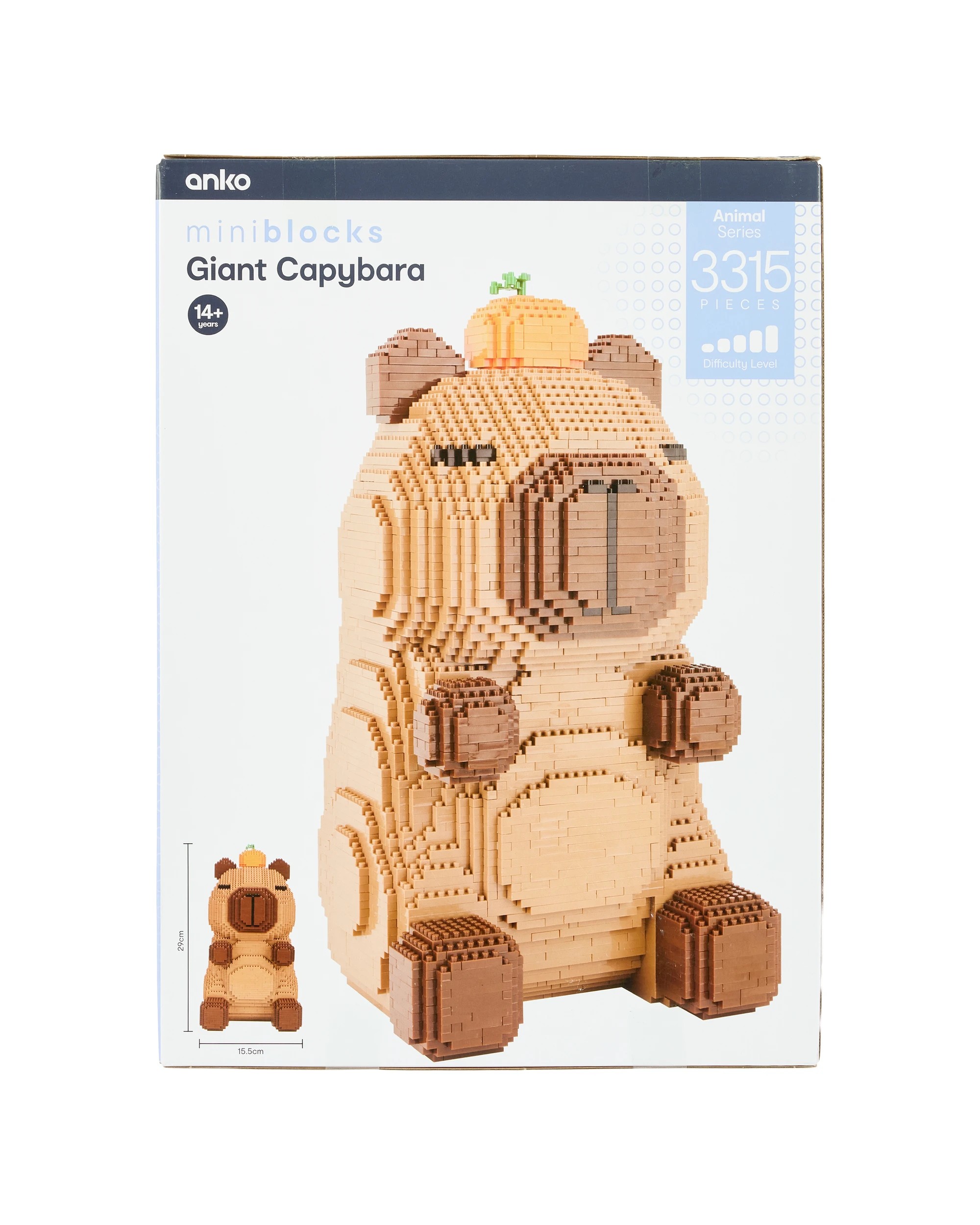 8 3315 Piece Mini Blocks Animal Series: Giant Capybara, 8 of 8