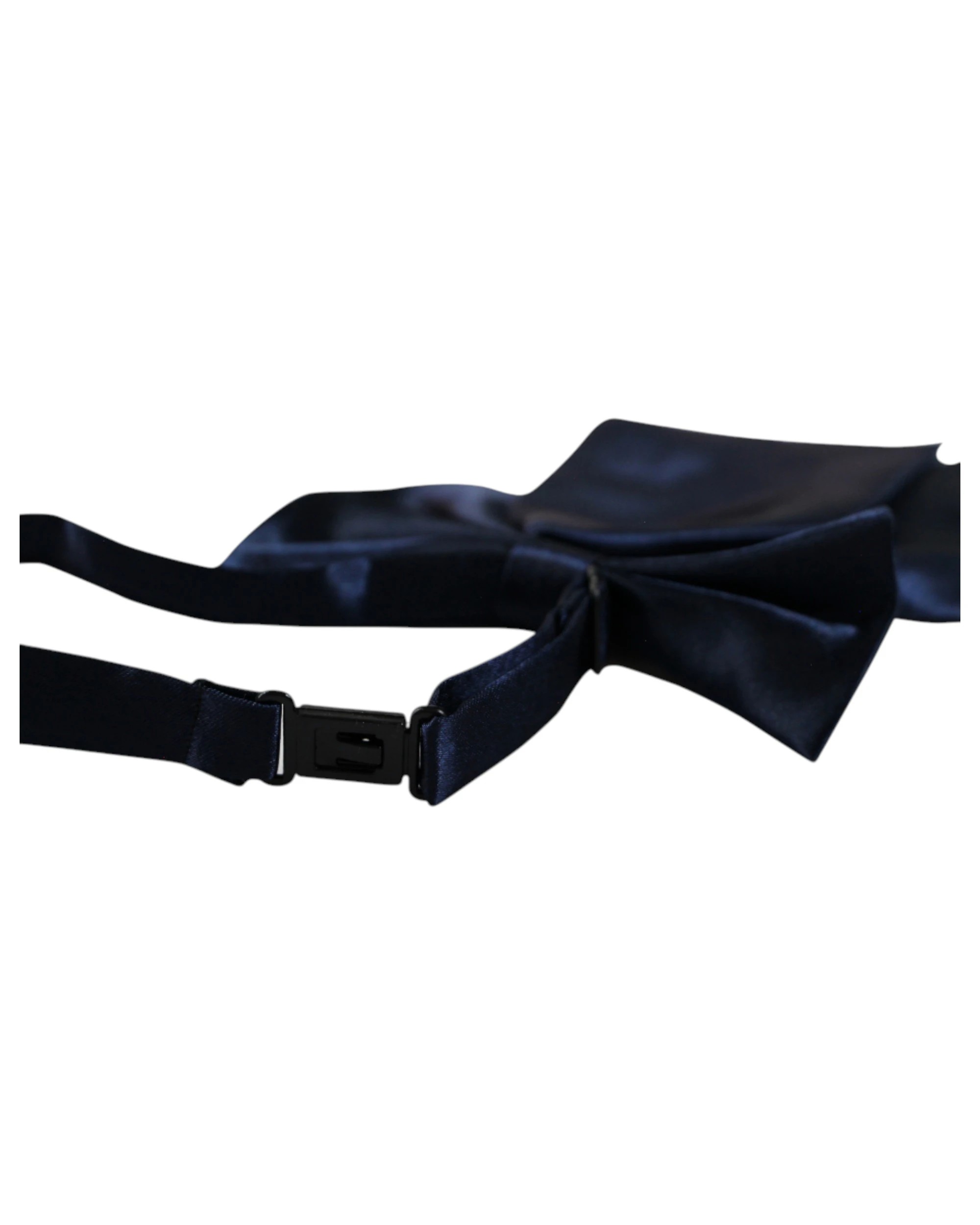 2 Zasel Womens Plain Shirt Collar Bow Tie - Blue, 2 of 4