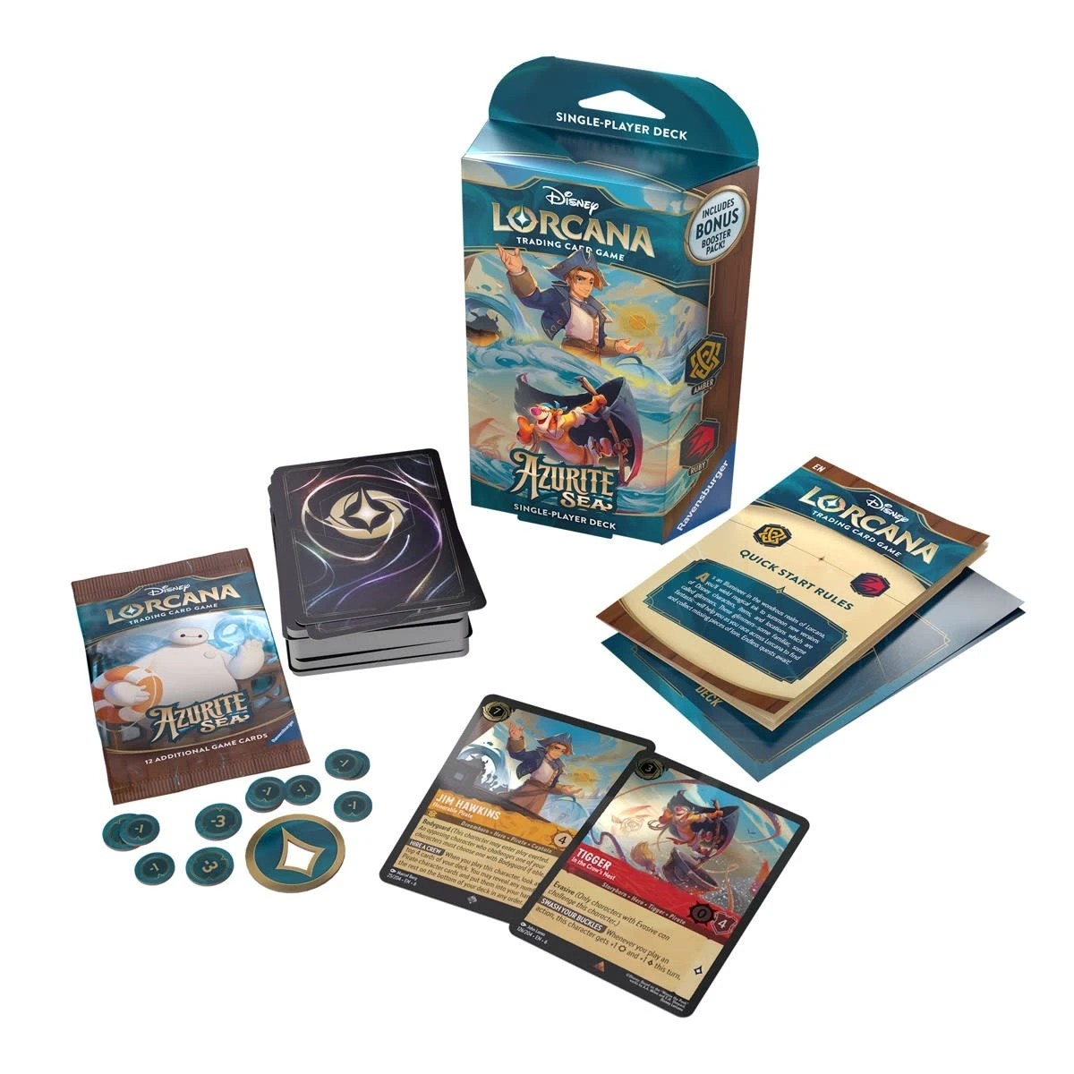 2 Disney Lorcana Trading Card Game: Azurite Sea Single Player Deck - Assorted, 2 of 2