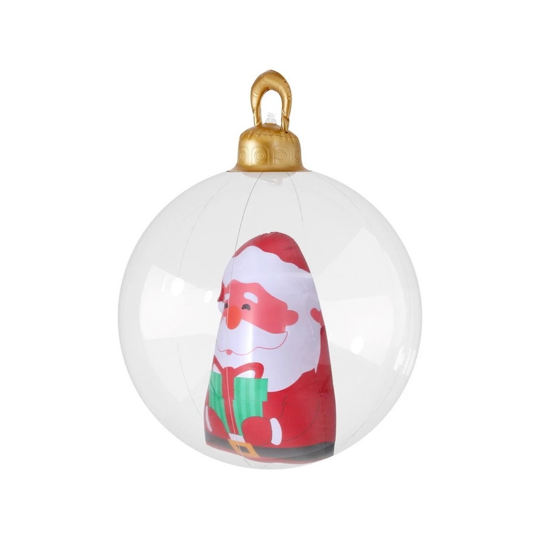 4 Jingle Jollys Christmas Inflatable Ball 60cm Santa Decoration Giant Bauble - Multi, 4 of 7