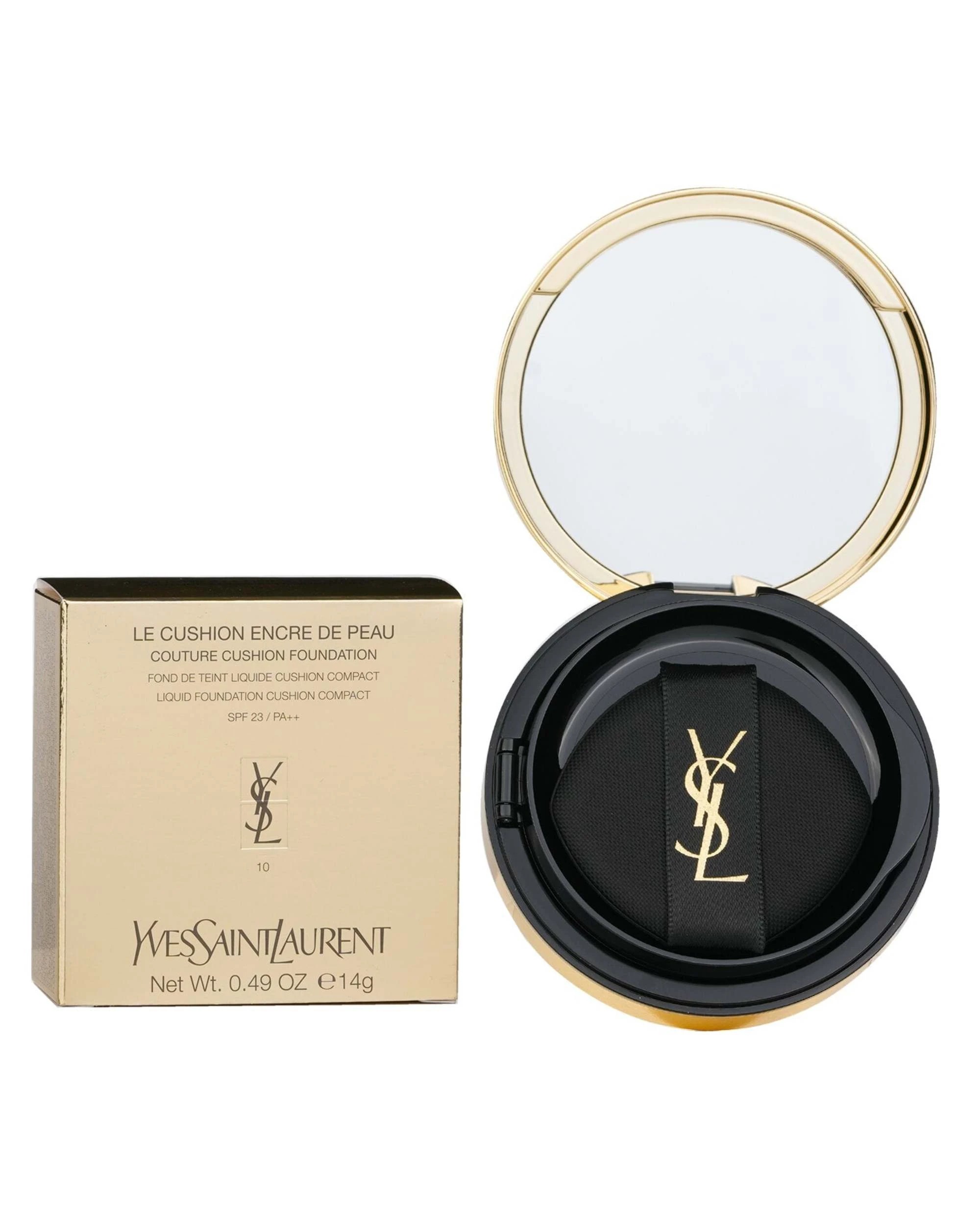 2 Yves Saint Laurent Le Cushion Encre De Peau SPF 23 - #10  14g/0.49oz, 2 of 3