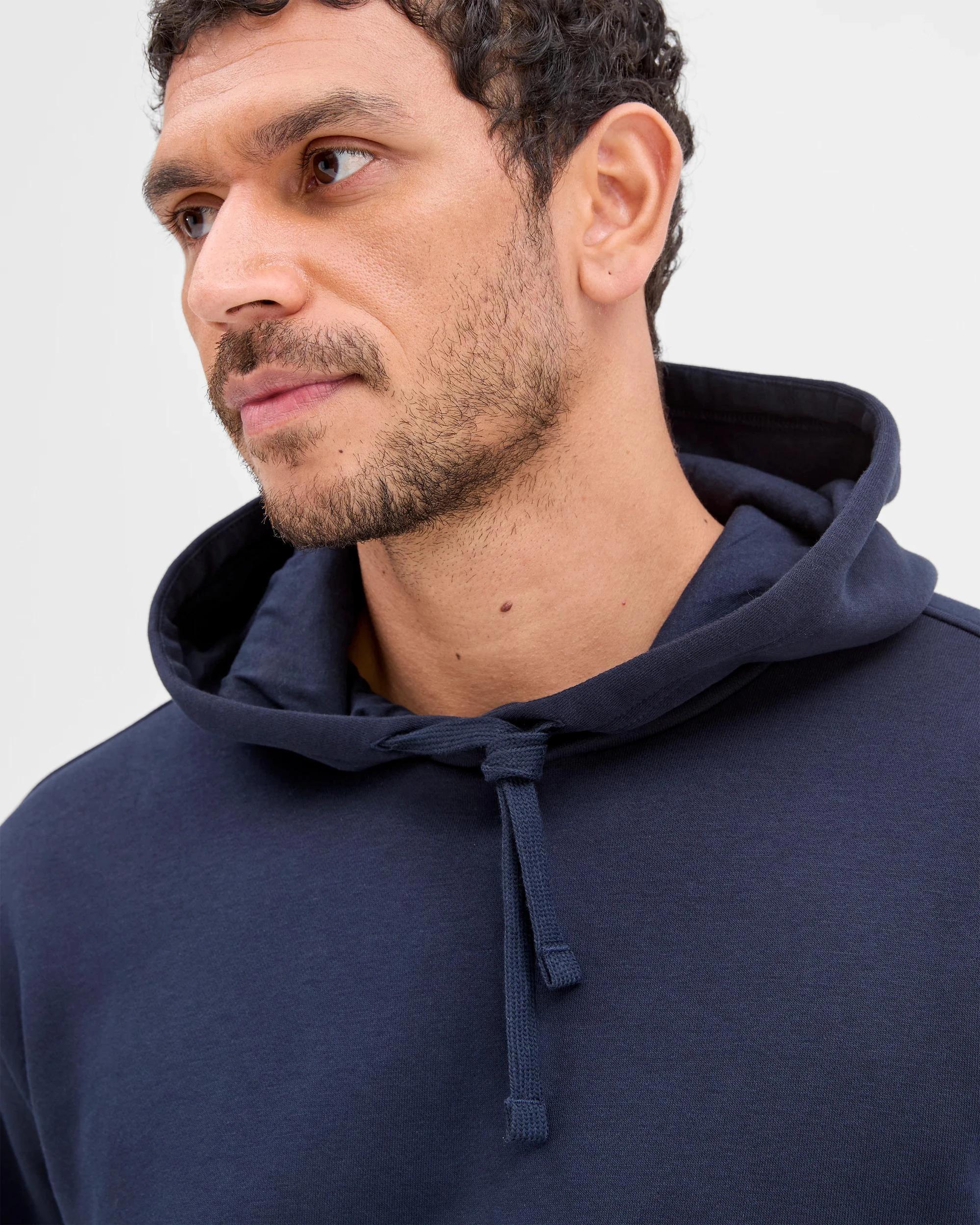 6 Target Man Australian Cotton Blend Popover Hoodie NAVY, 6 of 6