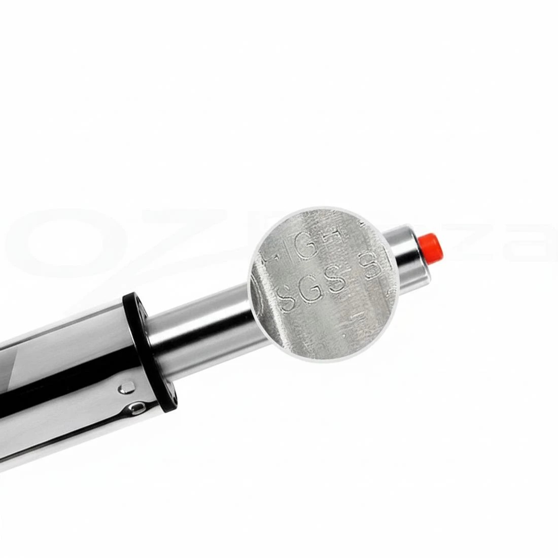 6 Artiss 2x Bar Stools Leather Padded Gas Lift - Grey, 6 of 8