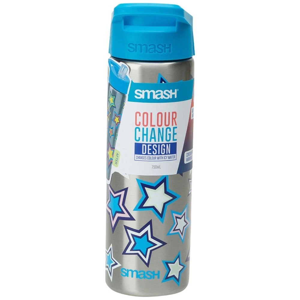 1 Smash Colour Changing Water Botte 750mL Stars, 1 of 4