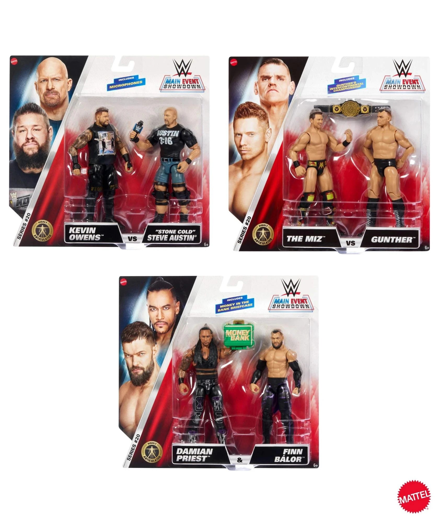 1 Mattel WWE Main Event Showdown 2-Pack - Assorted - Multi, 1 of 8