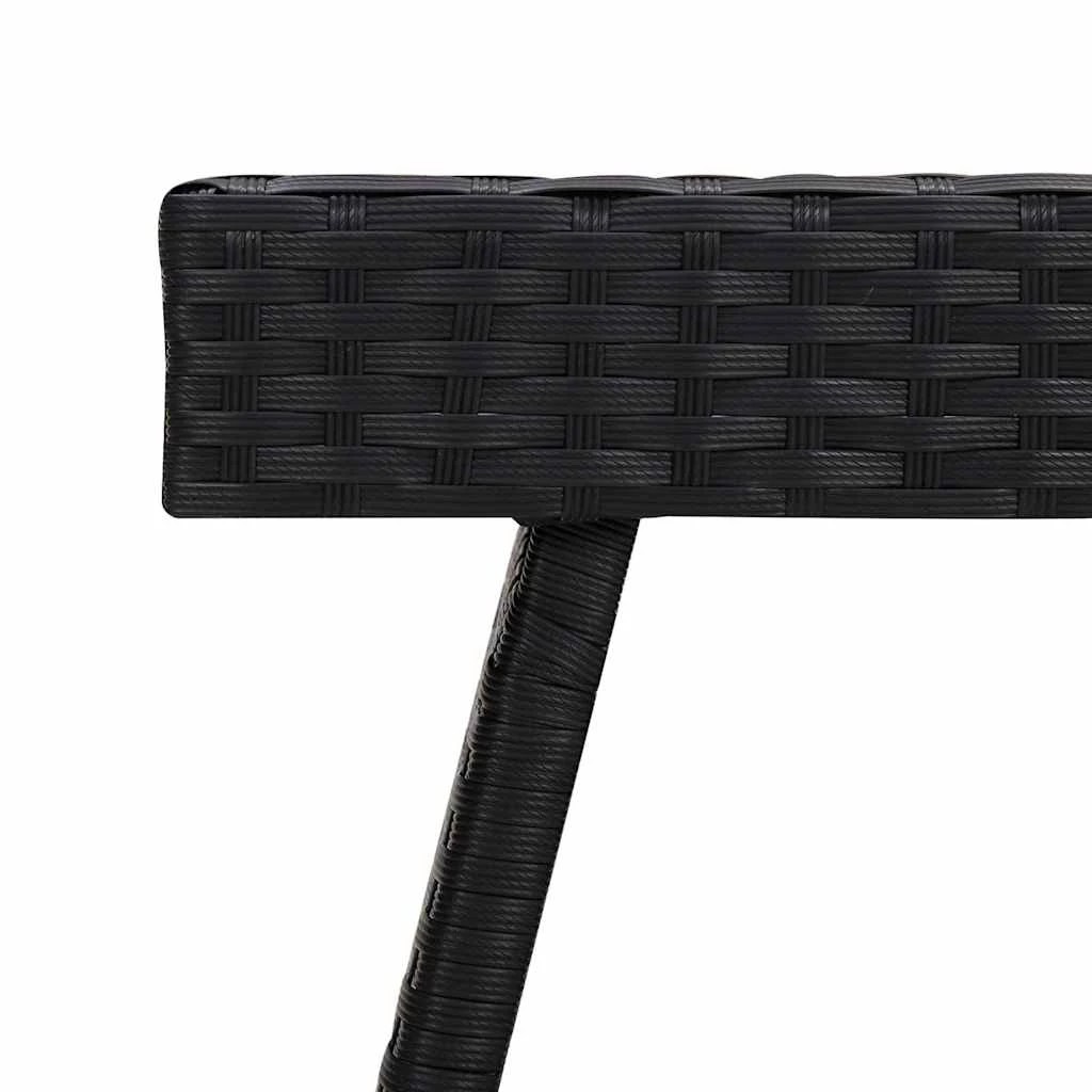 6 vidaXL side table Foldable - Black, 6 of 7