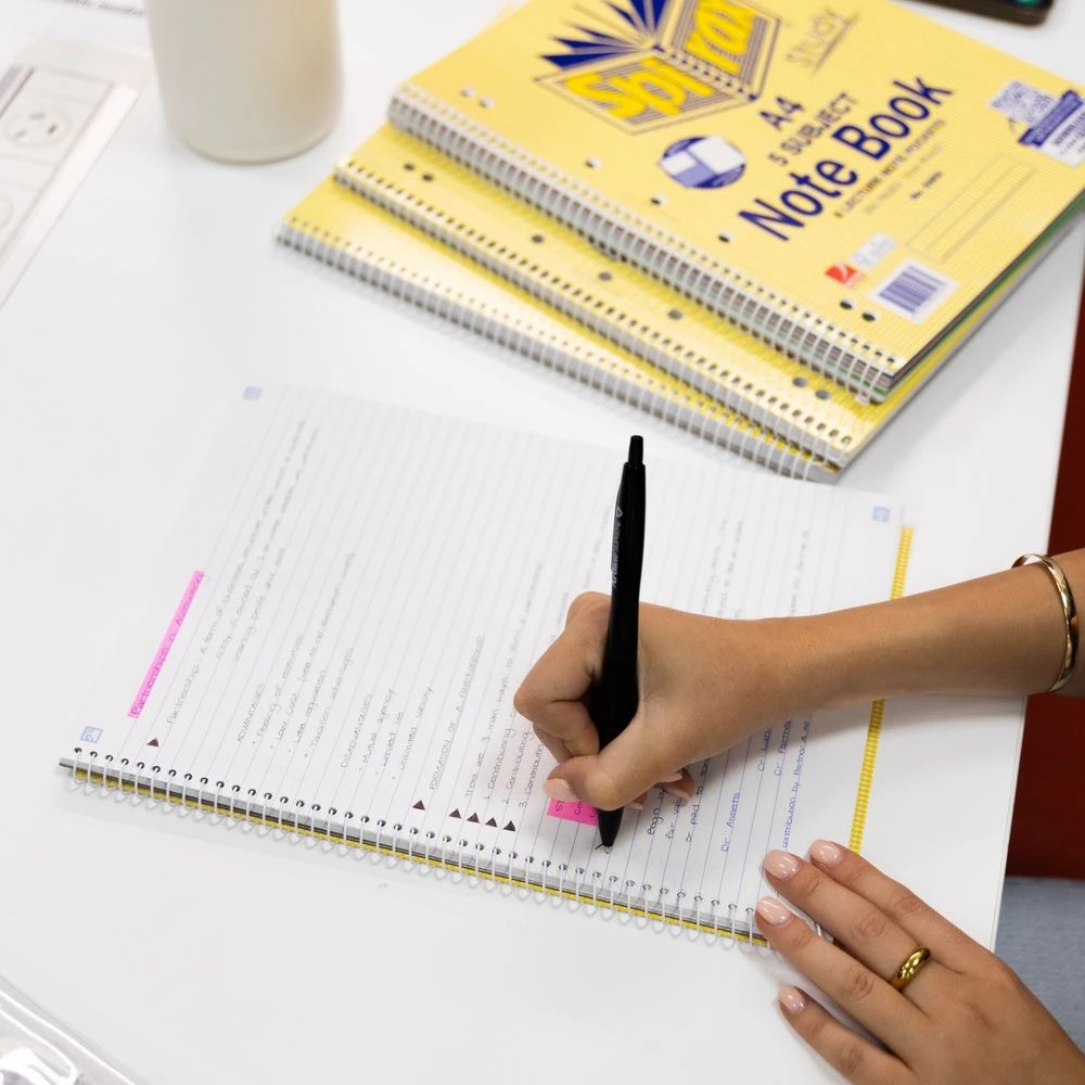 3 Spirax No. 598 A4 Lecture Book 140 Page, 3 of 8